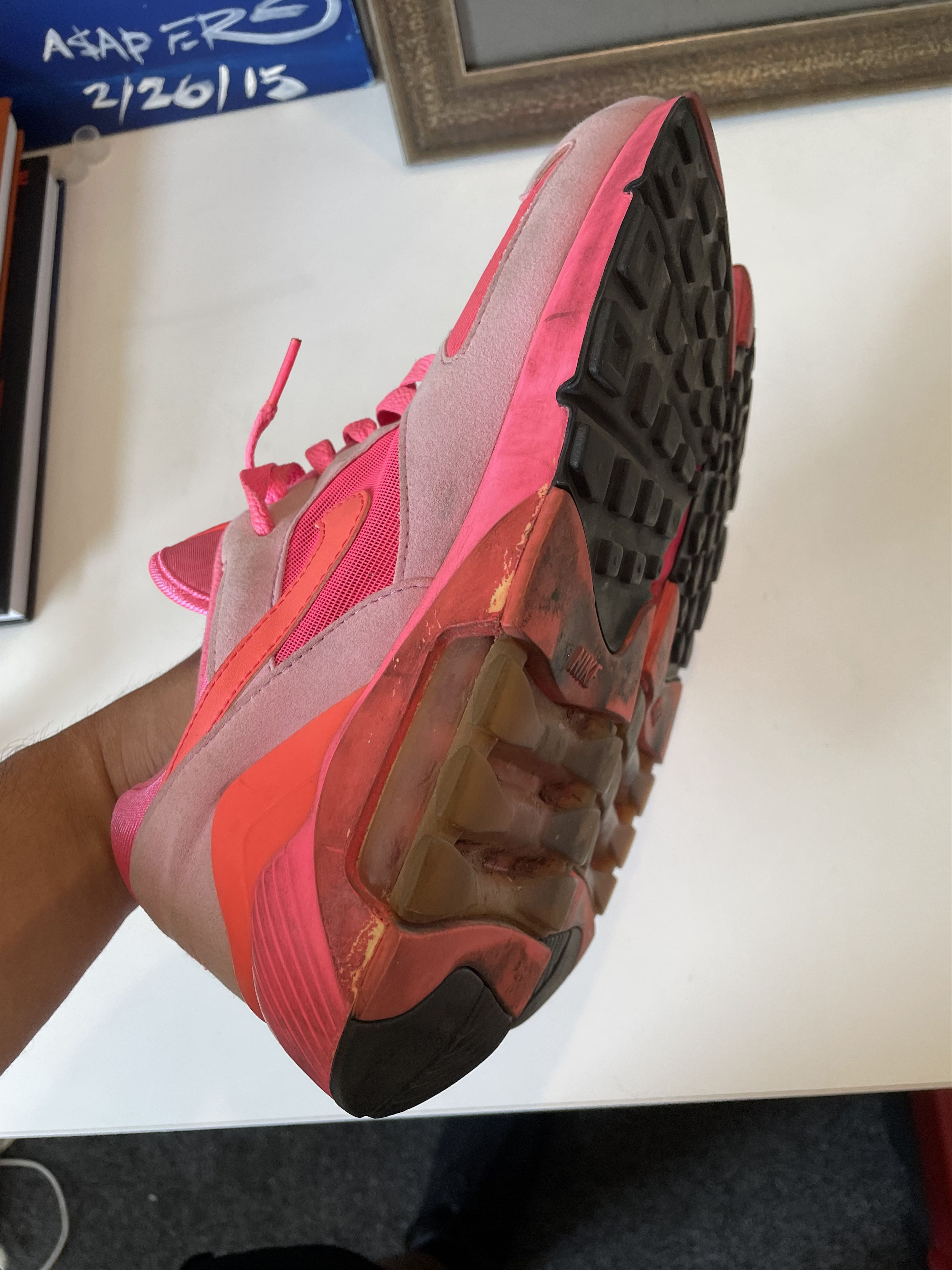 Comme des Garcons × Nike CDG x Nike 180 Pink Sneakers Size US 9 / EU 42 - 8 Thumbnail