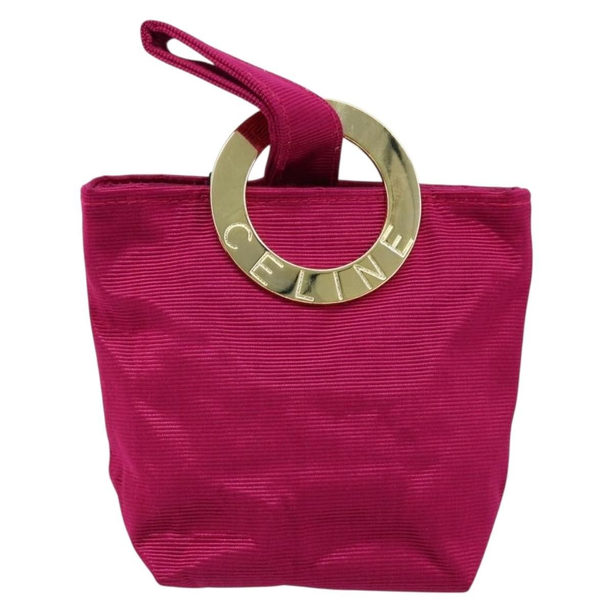 Celine Celine Circle Logo Pouch Canvas Size ONE SIZE - 1 Thumbnail