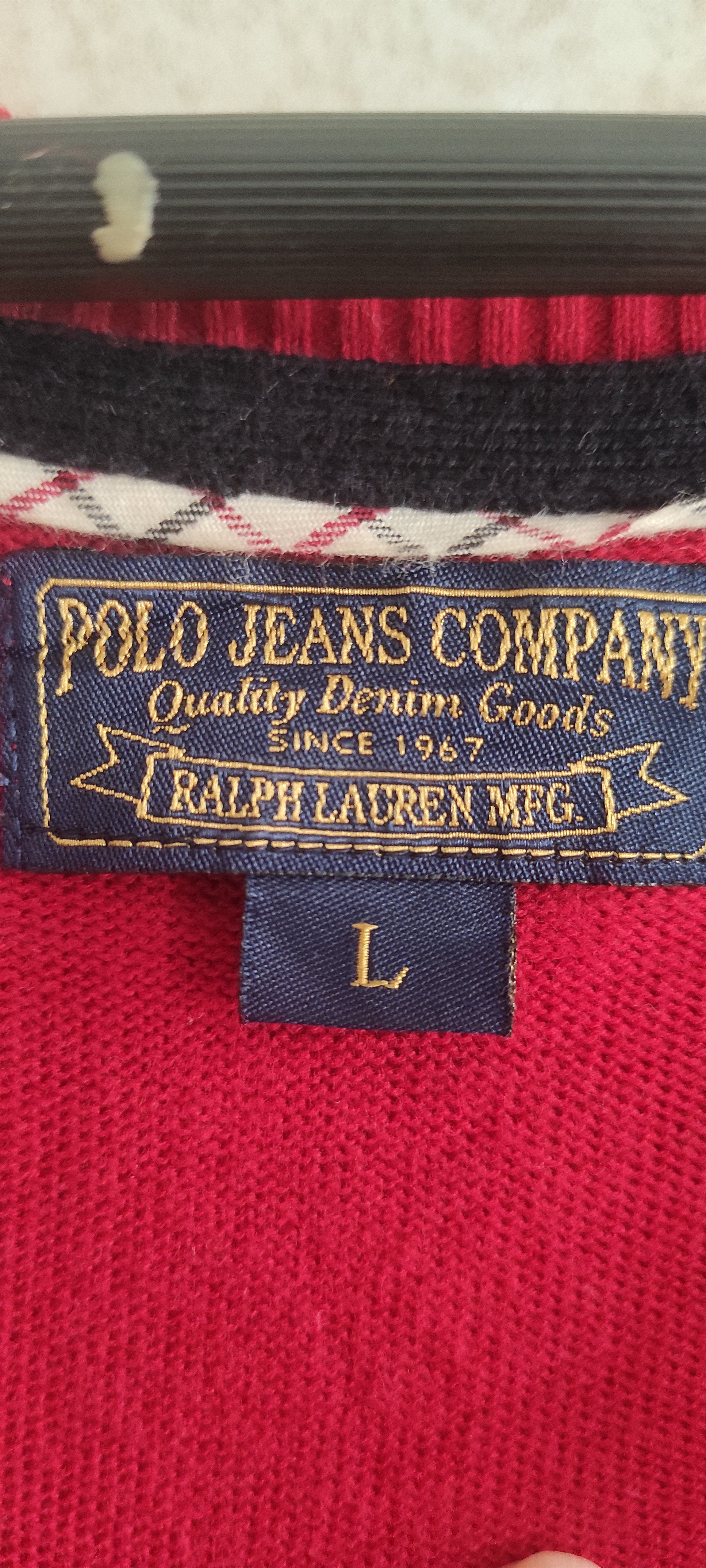 Polo Ralph Lauren Polo Ralph Lauren Cotton sweater Slim Fit V Neck Size US L / EU 52-54 / 3 - 7 Thumbnail