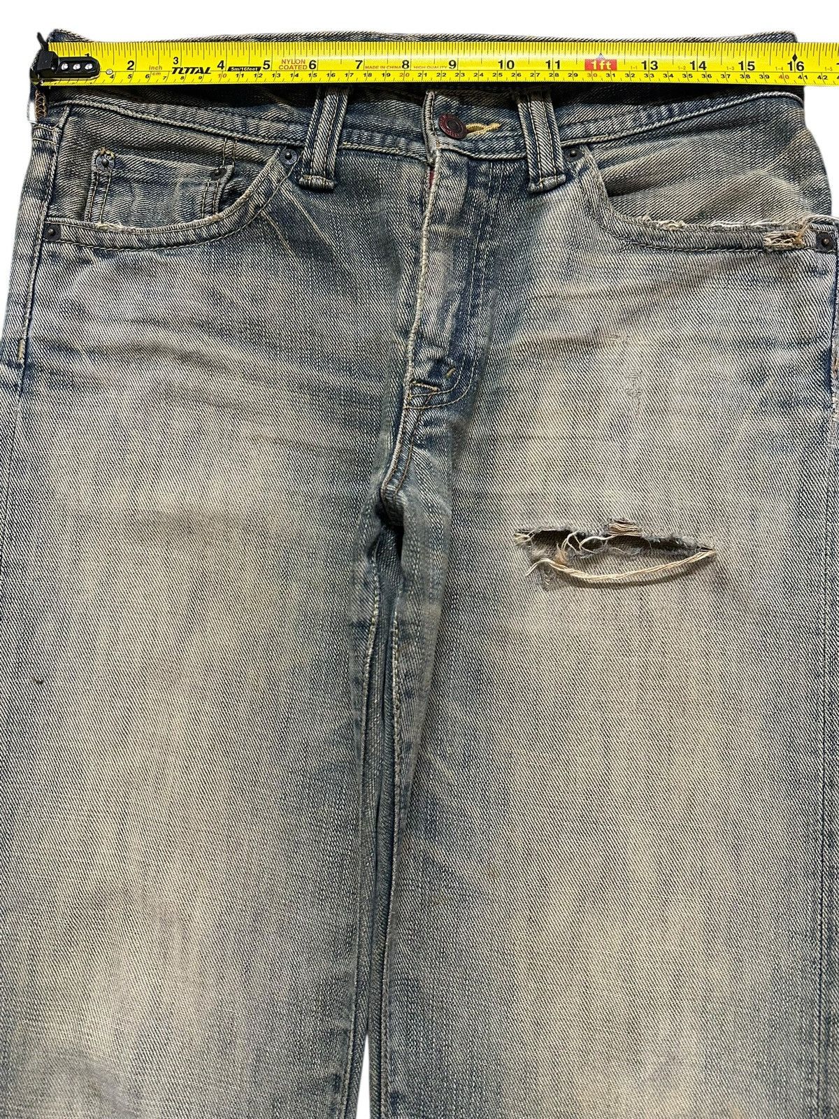 Japanese Brand Vintage Japanese Brand Blue Mud Wash Distress Style Loose Size US 31 - 11 Thumbnail