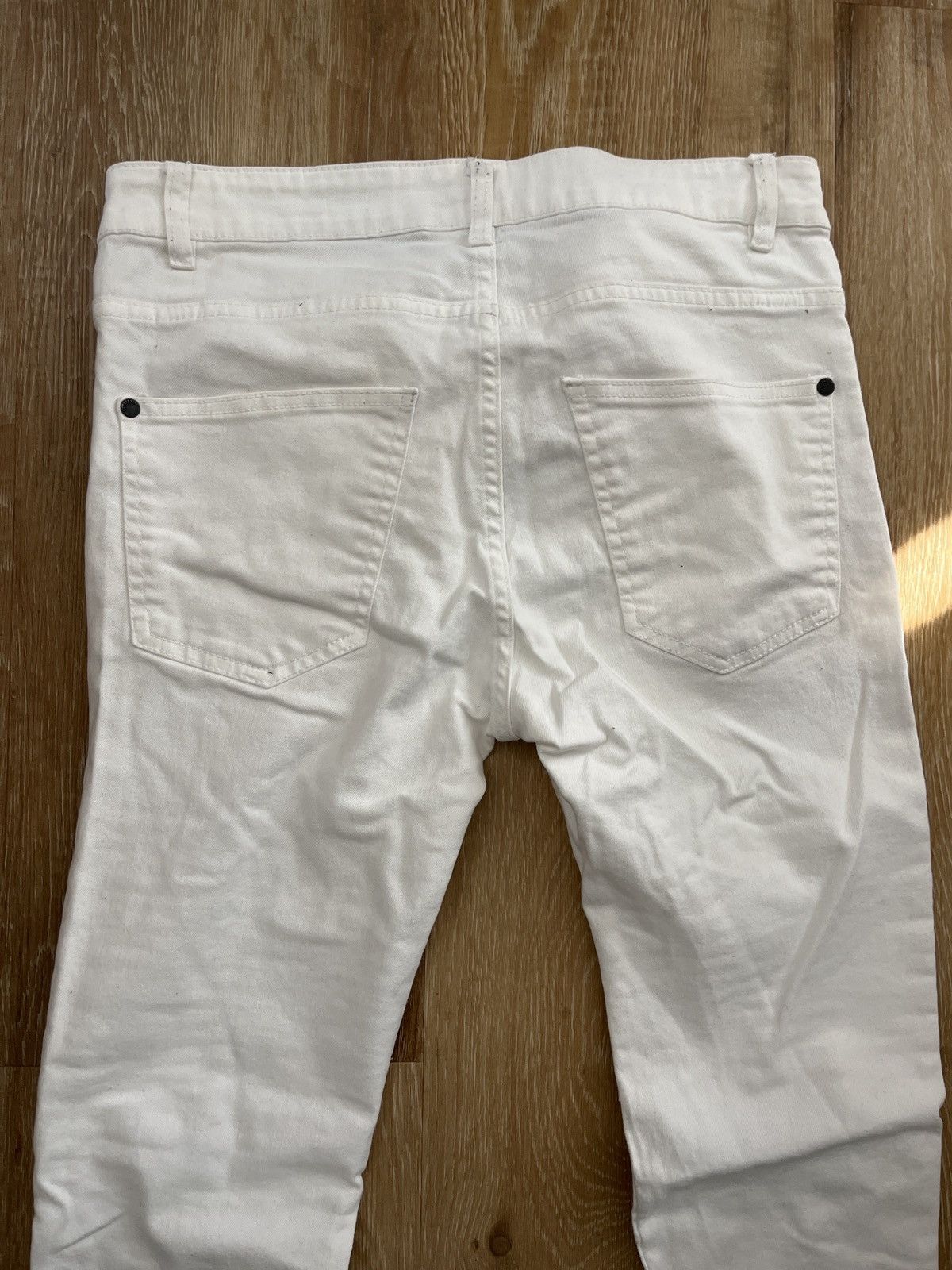 Divided × H&M H&M Divided Skinny white biker jeans size 30 Size US 30 / EU 46 - 7 Thumbnail