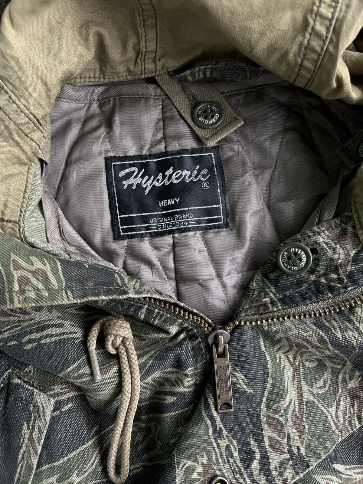 Hysteric Glamour Hysteric Glamour Parka Fur Camo Jacket Size US S / EU 44-46 / 1 - 9 Thumbnail