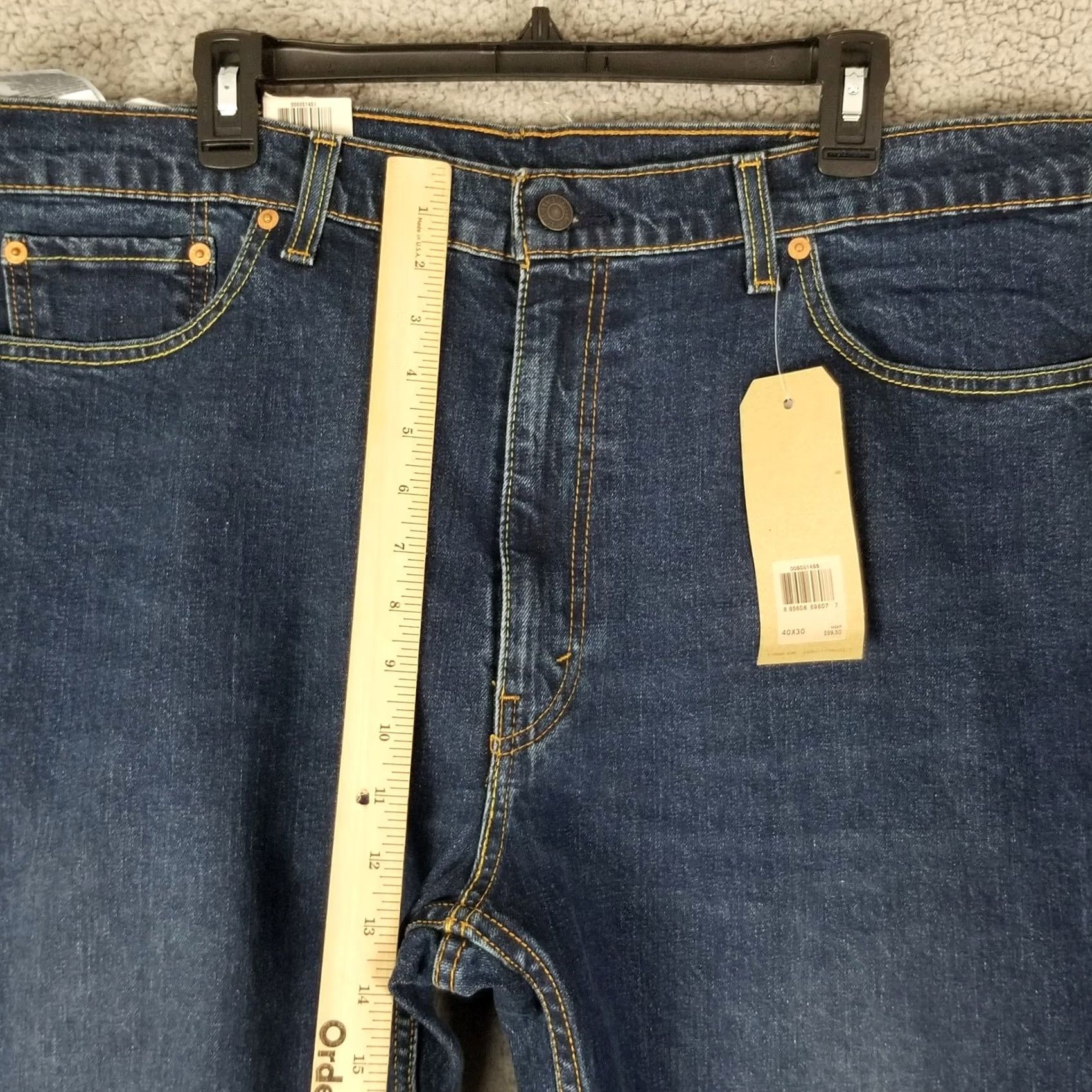Levi's Levi's 505 Jeans Men 40X30 Denim Regular Fit Straight Jeans Blue 90s Cowboy Preppy Brand Levi's Mens Size US 40 / EU 56 - 5 Thumbnail