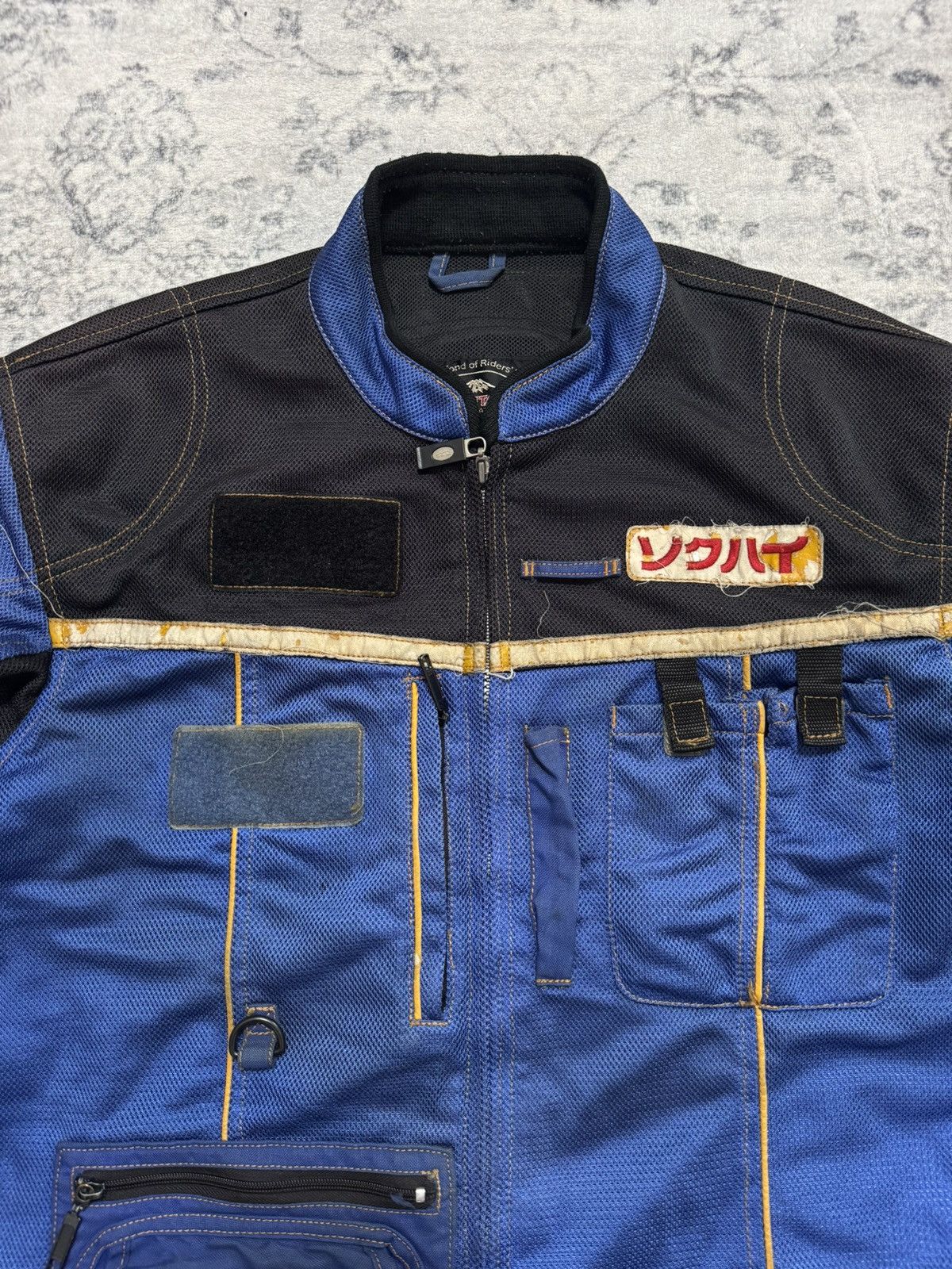 Sports Specialties DISTRESSED KUSHITANI MOTORCYCLE RAGING JACKET Size US M / EU 48-50 / 2 - 2 Thumbnail
