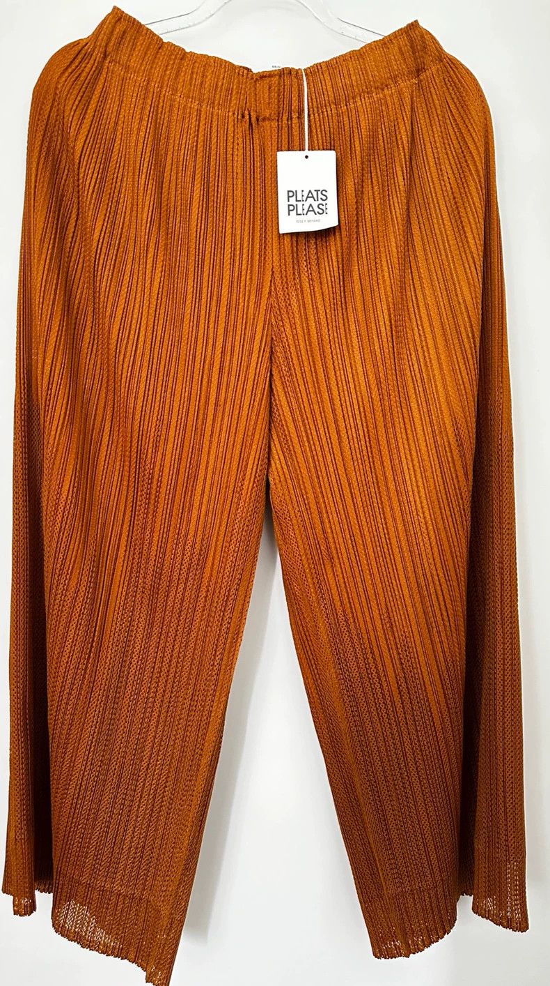 Issey Miyake Issey Miyake Pleated Wide-Leg Pants - dmc Size US 36 / EU 52 - 1 Thumbnail