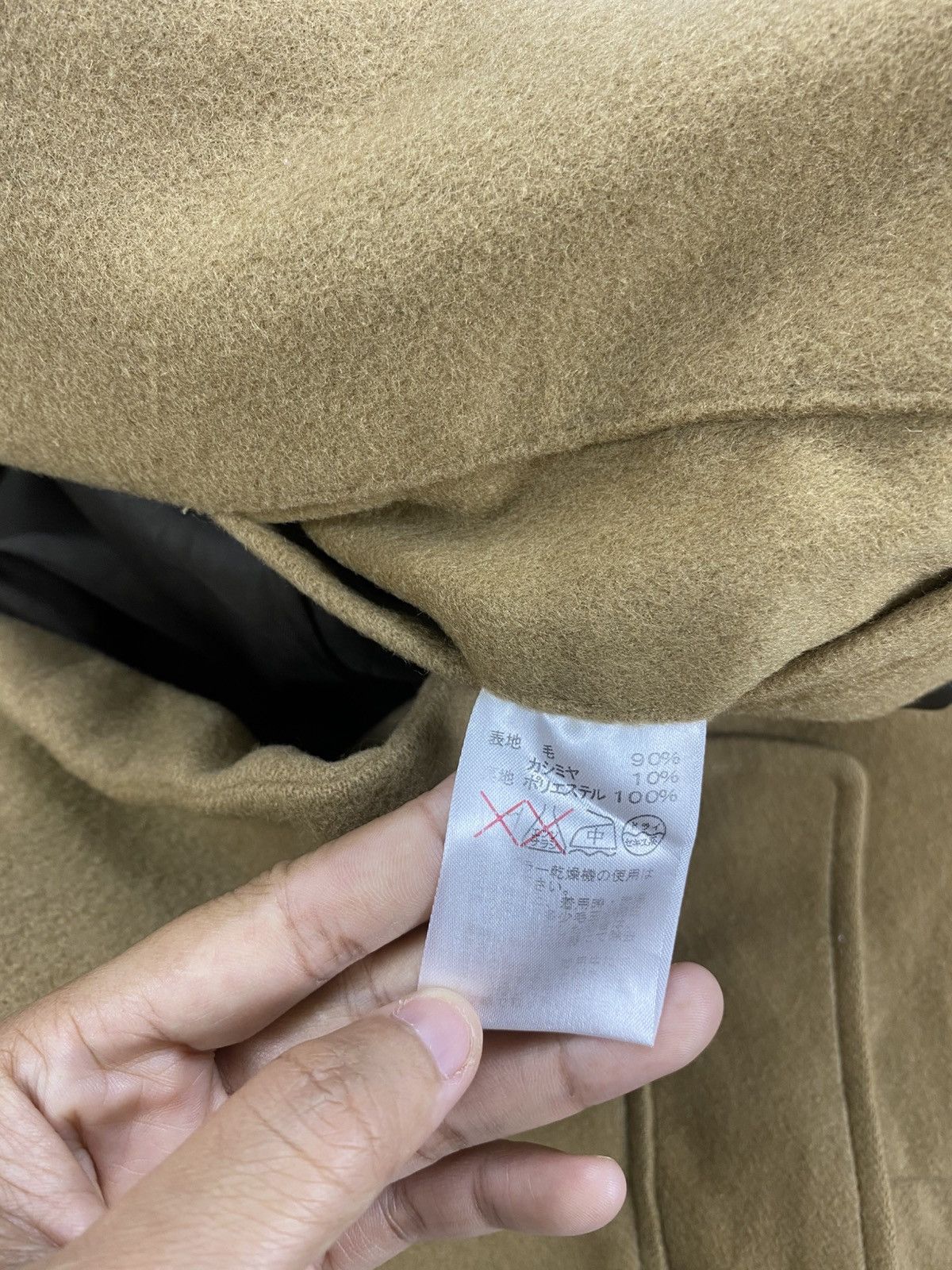 Japanese Brand × Morgan Homme × Vintage Vtg Morgan Homme Wool Double Breasted Pocket Coat Jacket Size US M / EU 48-50 / 2 - 10 Thumbnail