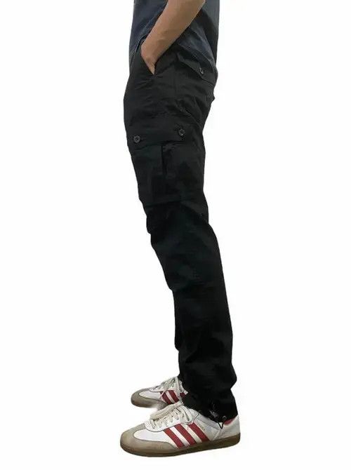 Japanese Brand New Cargo Pants 6 Pockets Jogger Pants Size US 29 - 4 Thumbnail