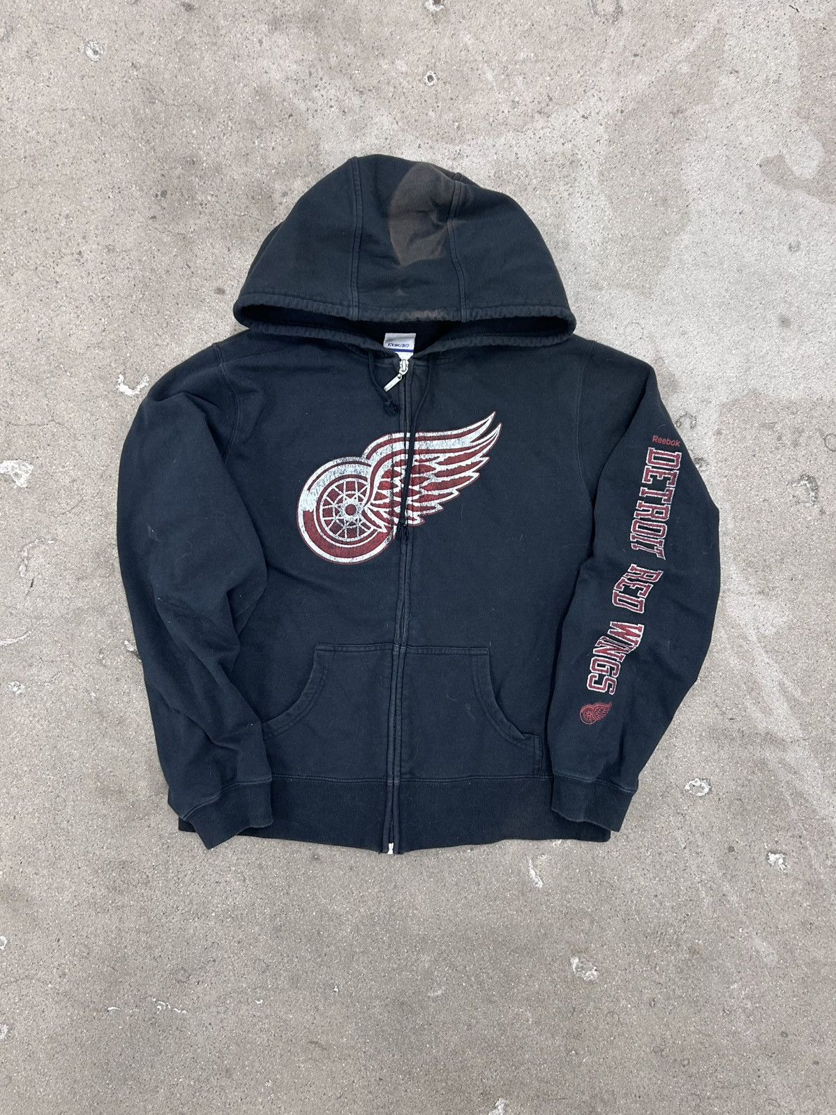 Reebok Vintage detroit redwings zip up hoodie Size US M / EU 48-50 / 2 - 1 Thumbnail