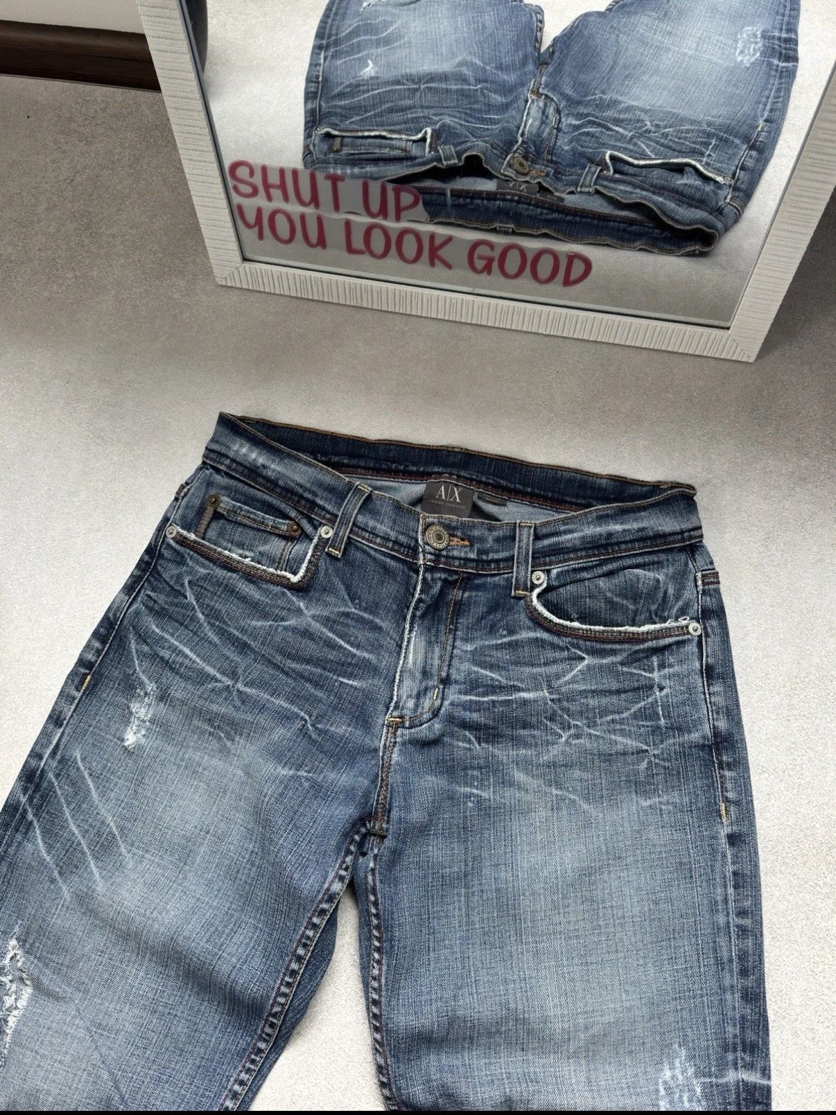 Armani Exchange Armani Exchange Vintage Y2K Jeans Pants Men’s Size 30x32 Size US 30 / EU 46 - 4 Thumbnail