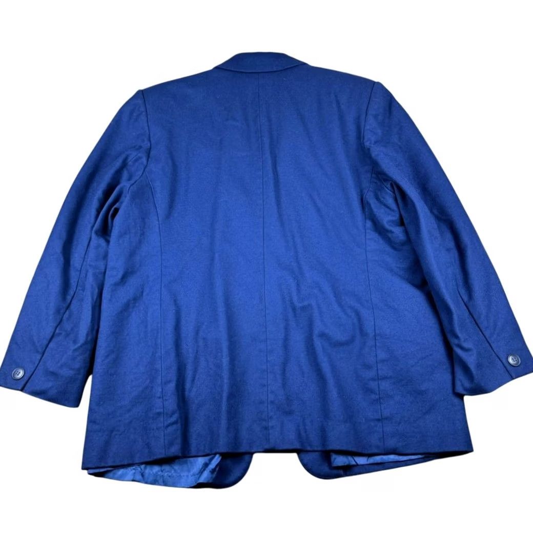 Pendleton VINTAGE Pendleton Blazer Women's 16W 100% Wool Blue Preppy Business Casual Jacket - 90s 80s Womens Size XXL / US 16-18 / IT 52-54 - 7 Thumbnail