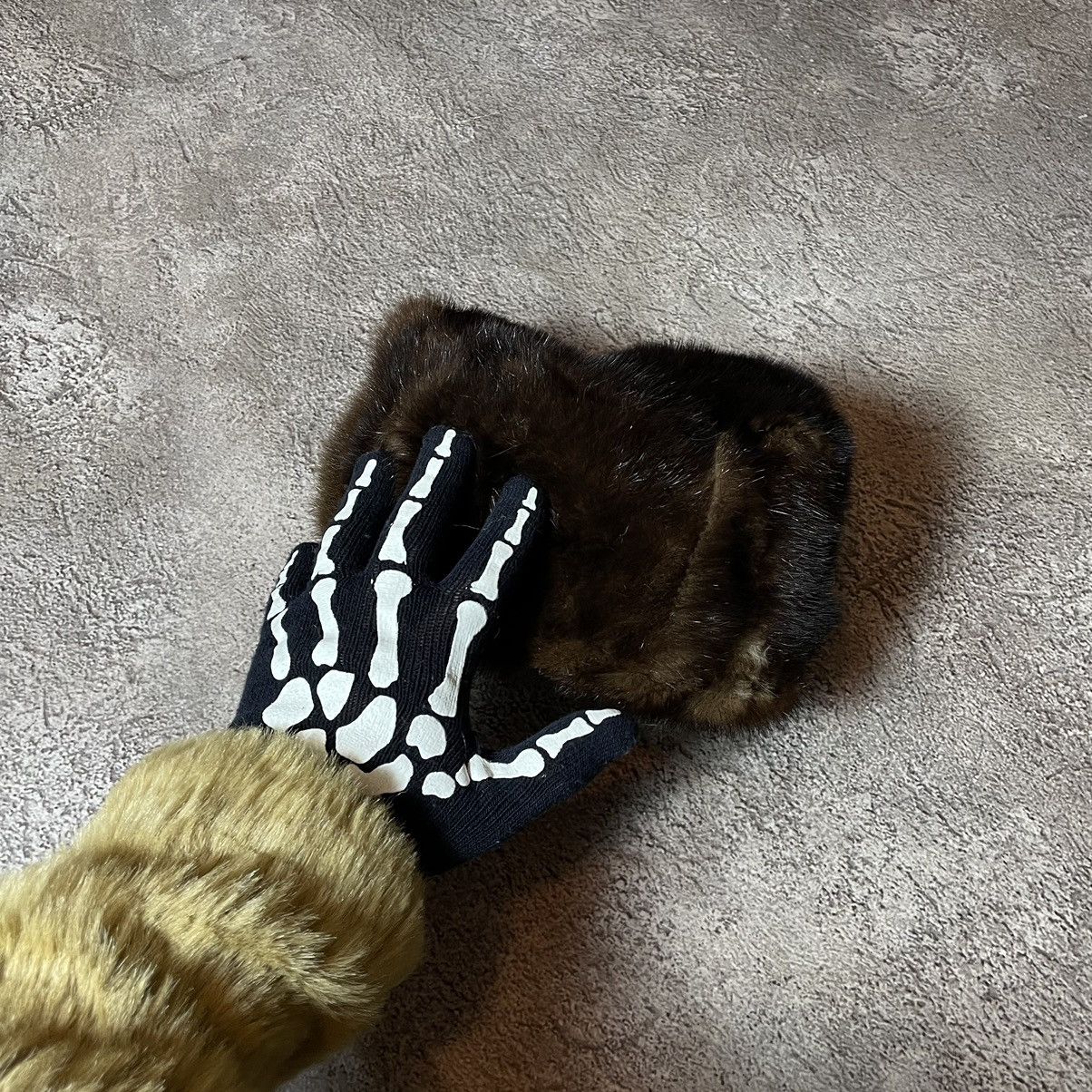 Vintage Vintage 90s Skeleton Hand Beanie Grunge Alt Streetwear OS Size ONE SIZE - 1 Thumbnail