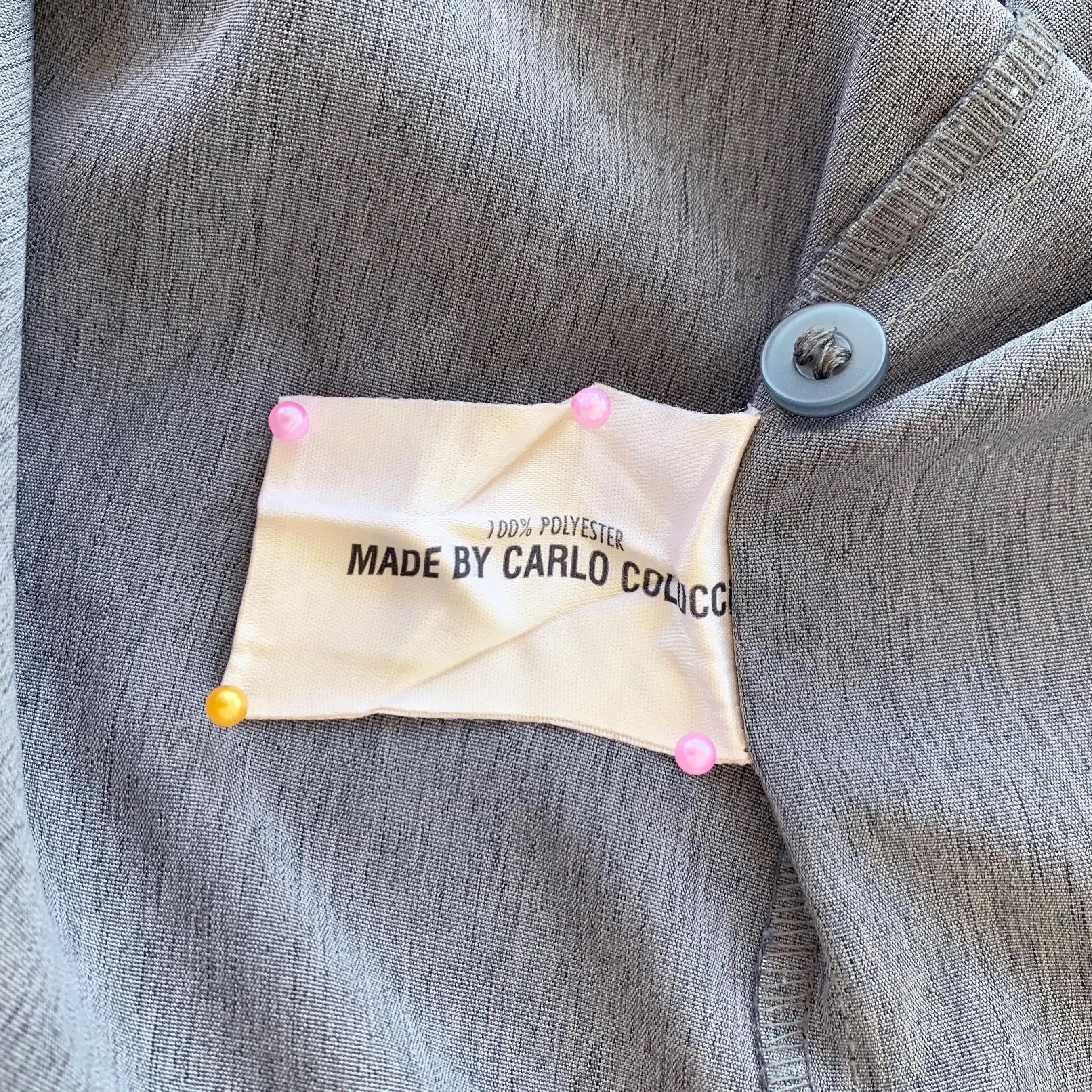 Carlo Colucci Vintage 90s CARLO COLUCCI Button Up Shirt Long Sleeve Baggy Size US XXL / EU 58 / 5 - 6 Thumbnail