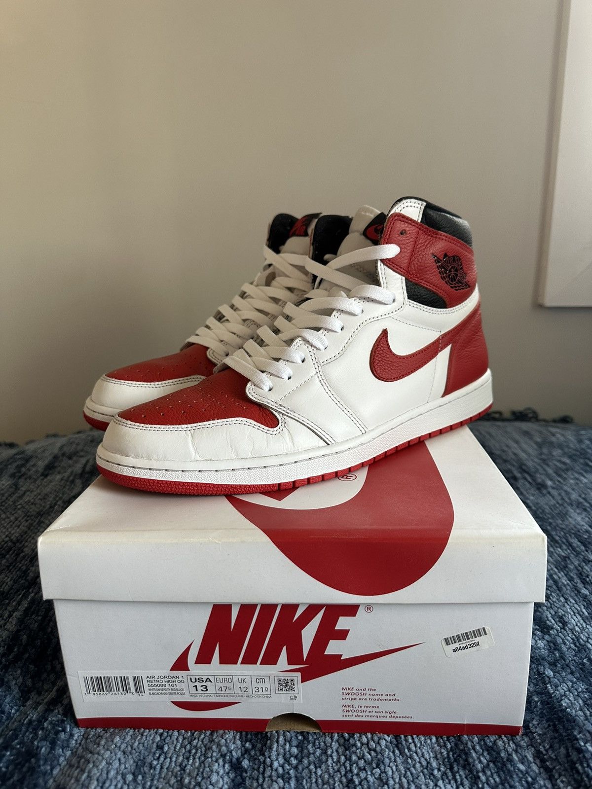 “Heritage” Jordan 1 Retro High OG