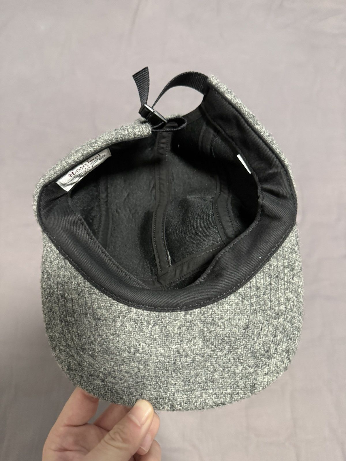 Supreme Supreme fw12 2012 Harris Tweed wool 5-Panel camp cap grey Size ONE SIZE - 3 Thumbnail