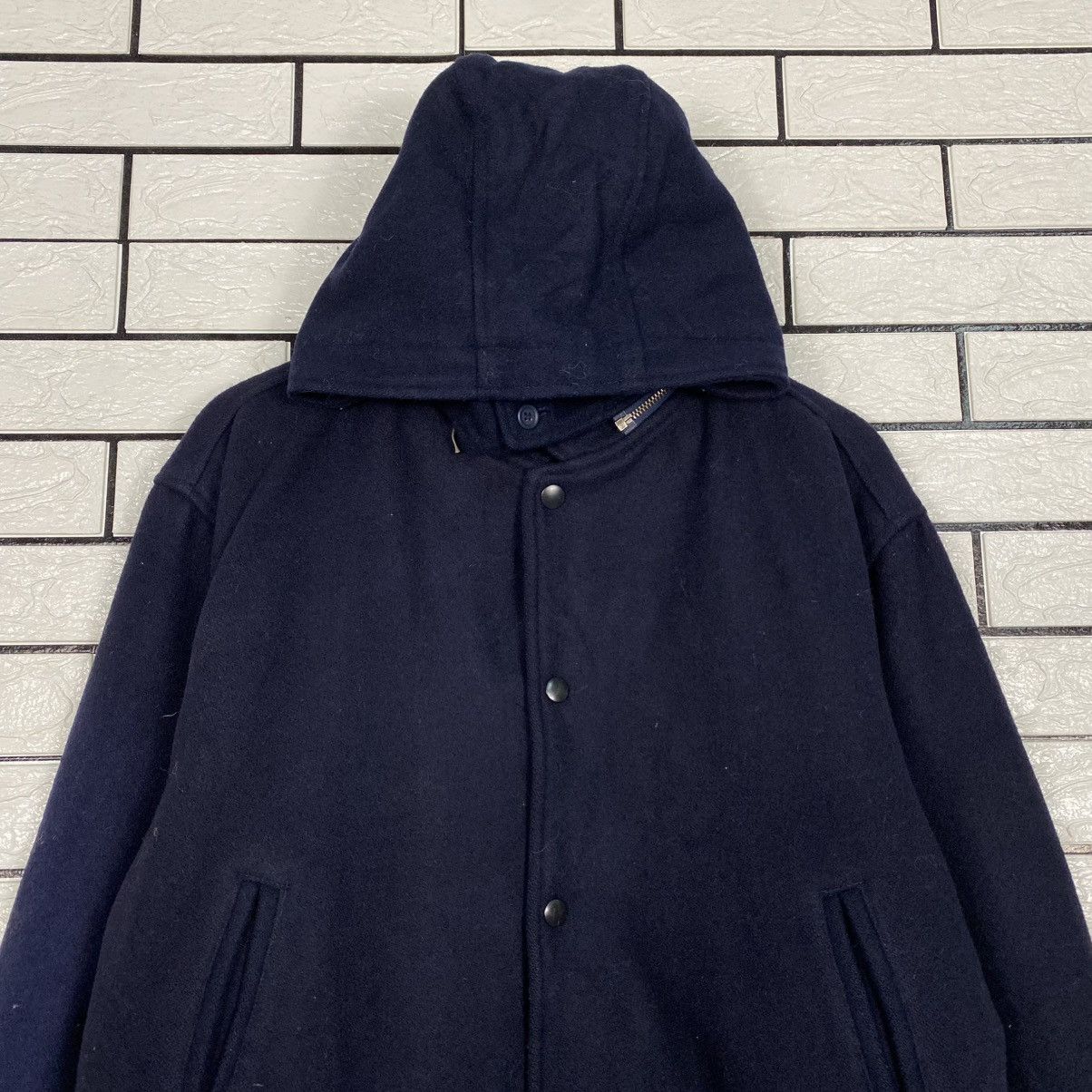 Japanese Brand 🔥VINTAGE WOOL BOMBER JACKET MEN’S FLANDRE ISSEY MIYAKE Size US M / EU 48-50 / 2 - 4 Thumbnail