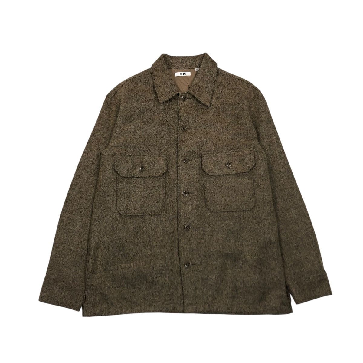 Japanese Brand 🔥VINTAGE WOOL BUTTON WORKER JACKET UNIQLO UNDERCOVER Size US M / EU 48-50 / 2 - 1 Thumbnail
