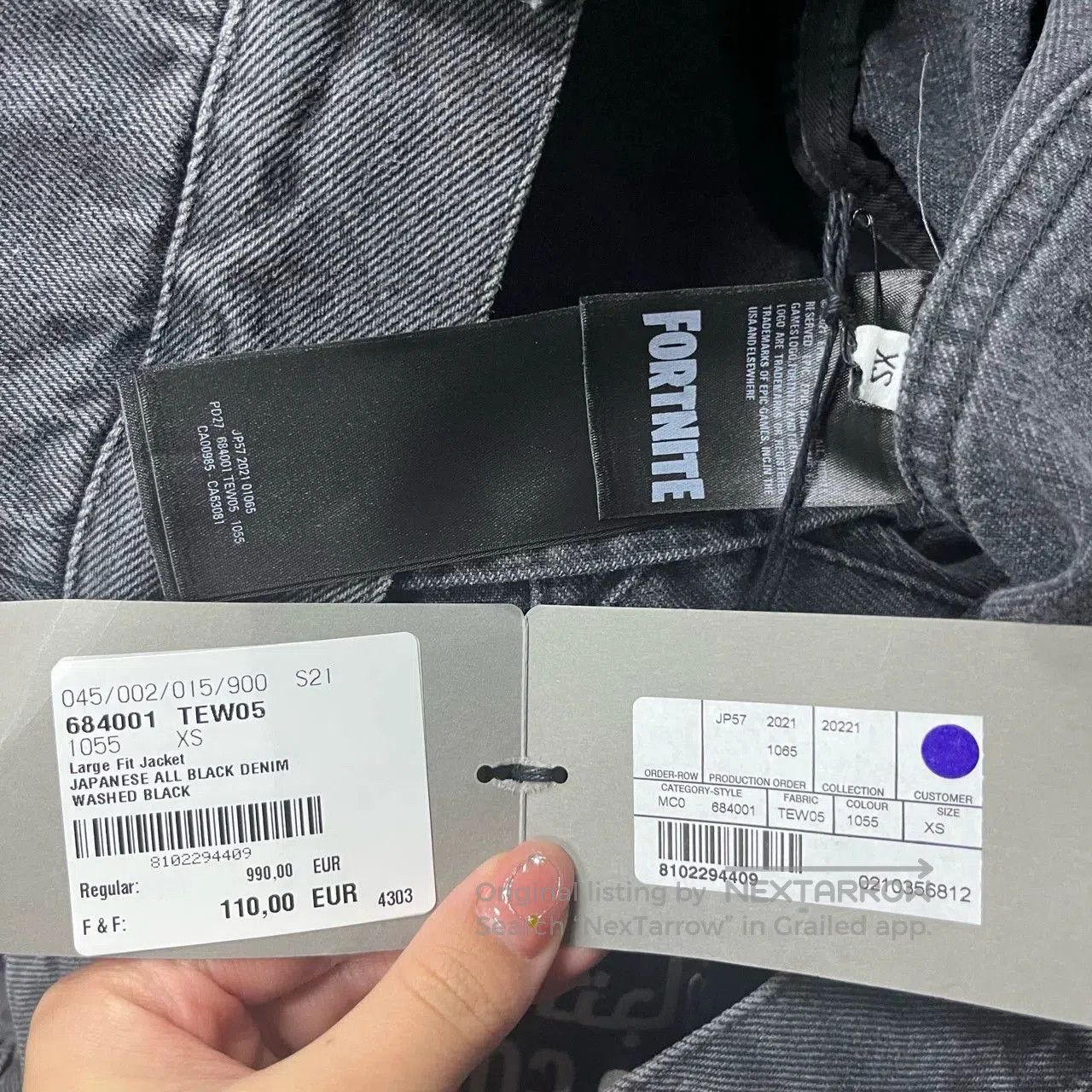 Balenciaga Balenciaga Black Washed Denim Jacket. Size US S / EU 44-46 / 1 - 8 Thumbnail