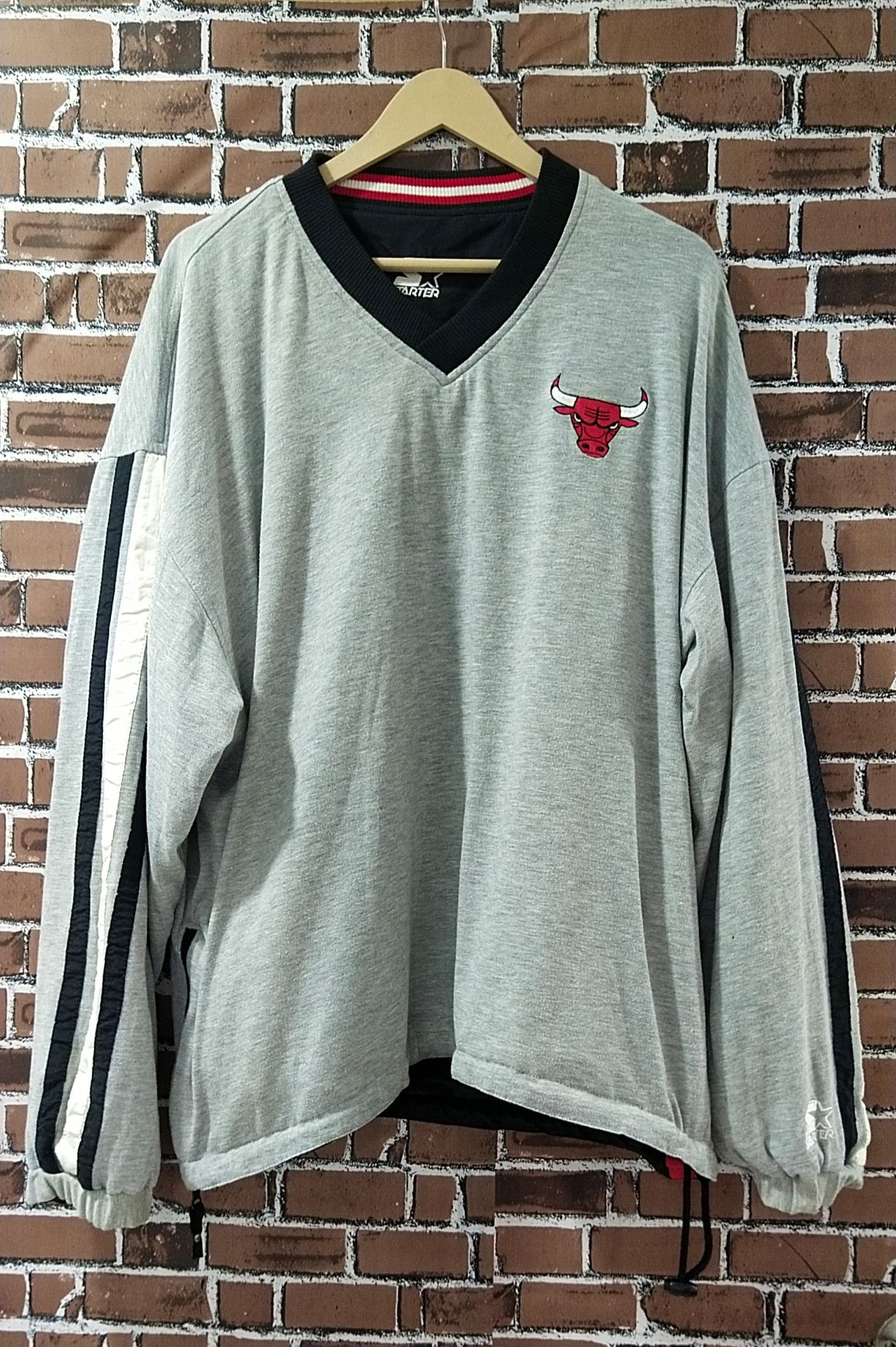 👺Final Drop Rare 2 in 1Sweater Chicago Bulls x Starter