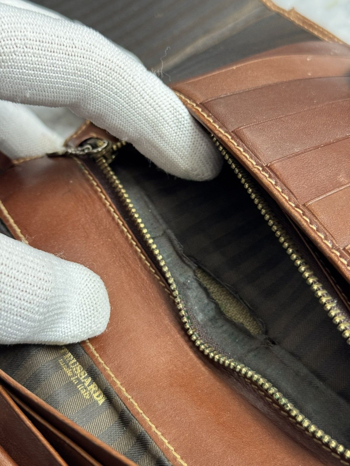 Trussardi 😻Luxury brown vintage leather TRUSSARDI WALLET Size ONE SIZE - 9 Thumbnail