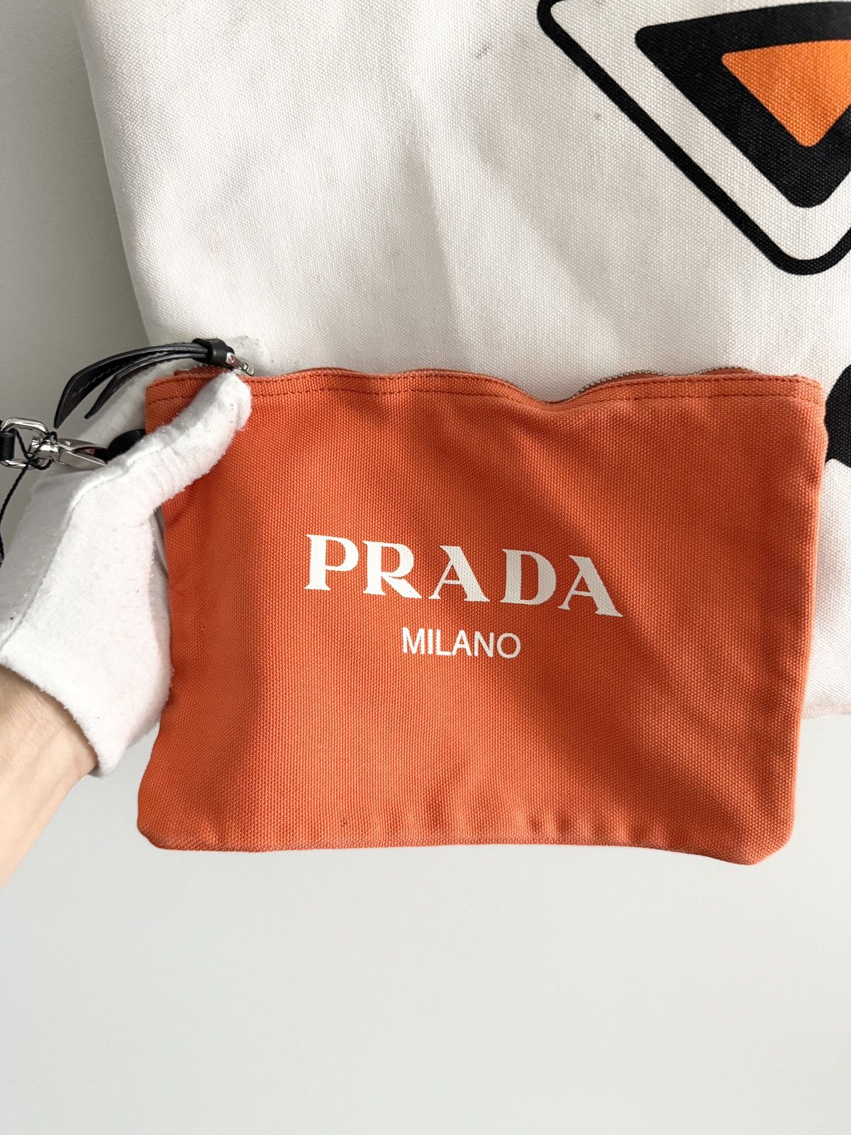 Prada STEAL! 2018 Prada Canapa Monkey-Print Tote Bag Size ONE SIZE - 11 Thumbnail