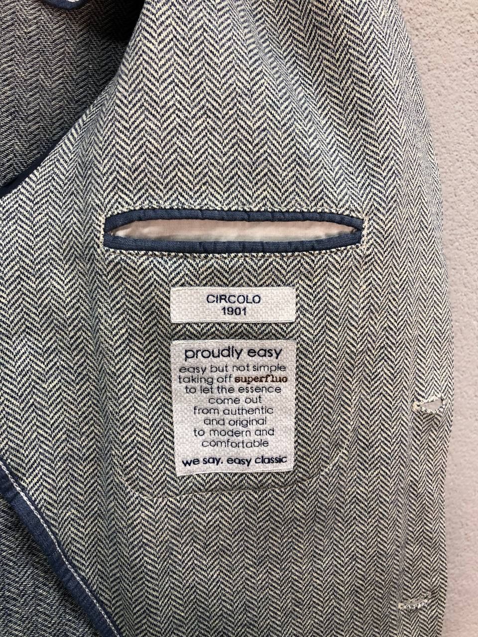 Circolo 1901 Circolo1901 linen mens blazer jacket size 58 / XL Size 54R - 7 Thumbnail