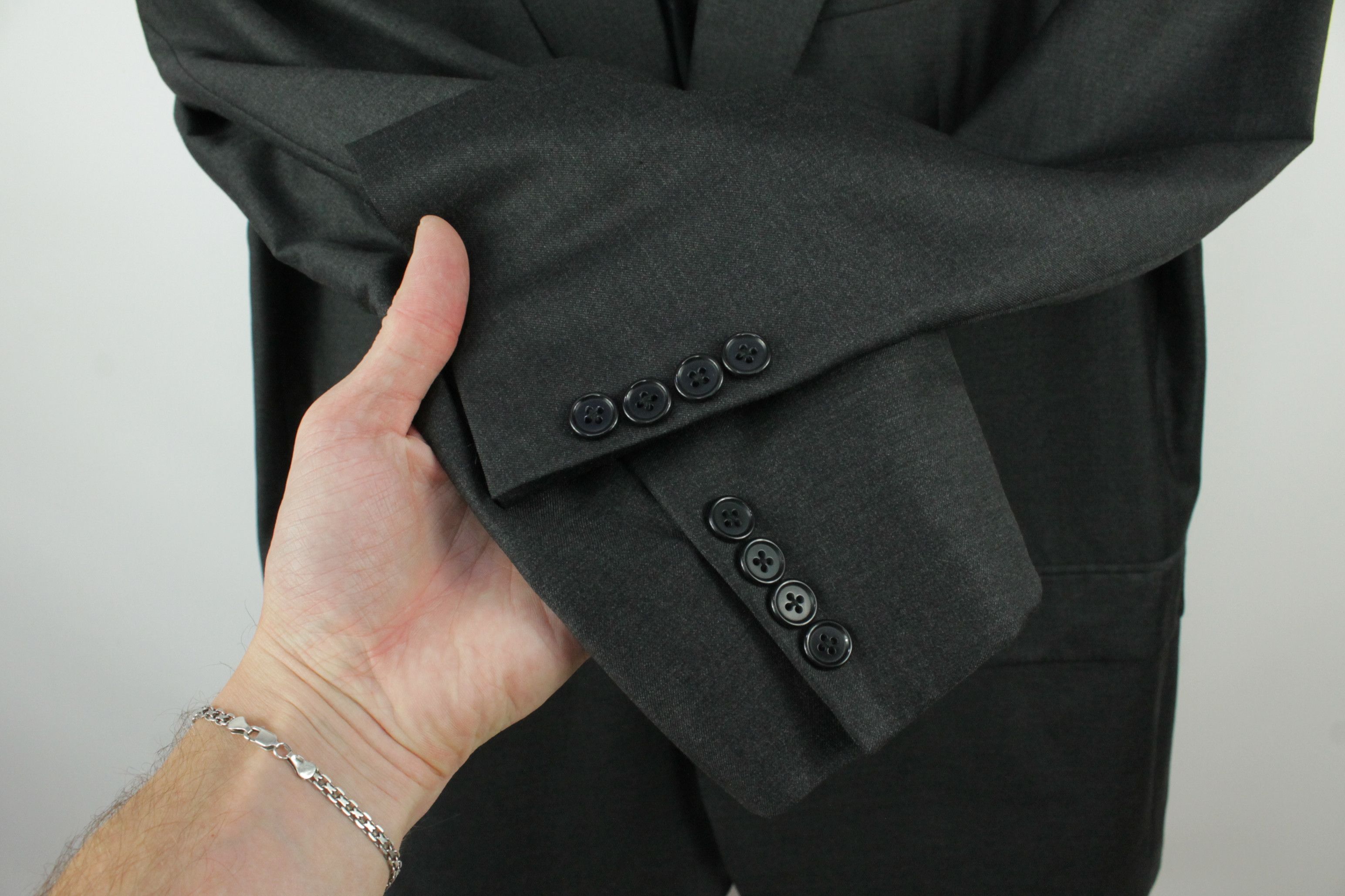 Brioni Brioni Nomentano Gray Wool Regular Fit Suit Blazer Jacket Size US L / EU 52-54 / 3 - 4 Thumbnail