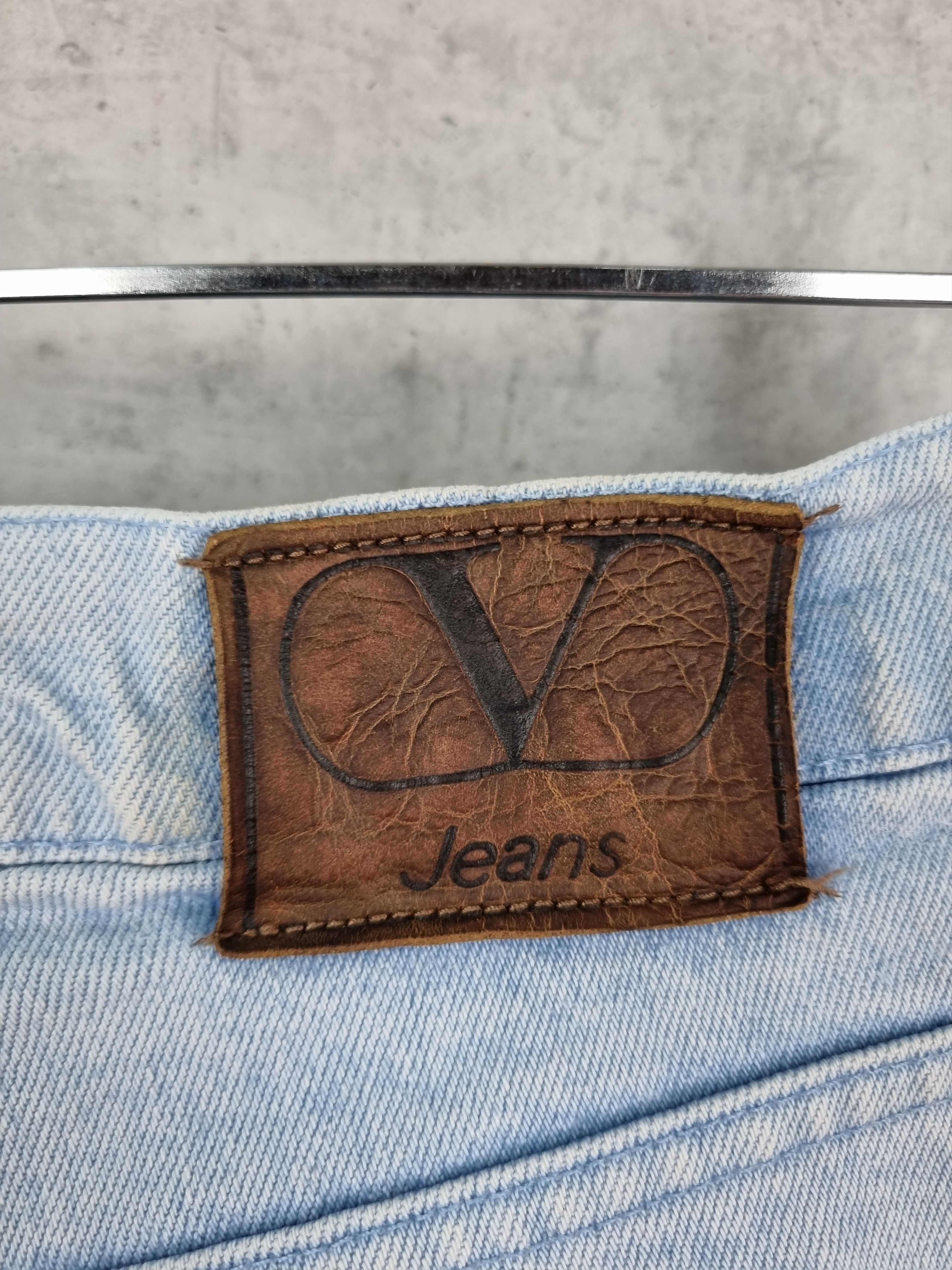 Gianni Valentino × Valentino 80s Vintage VALENTINO Bootcut Cropped Jeans Size US 33 - 14 Thumbnail