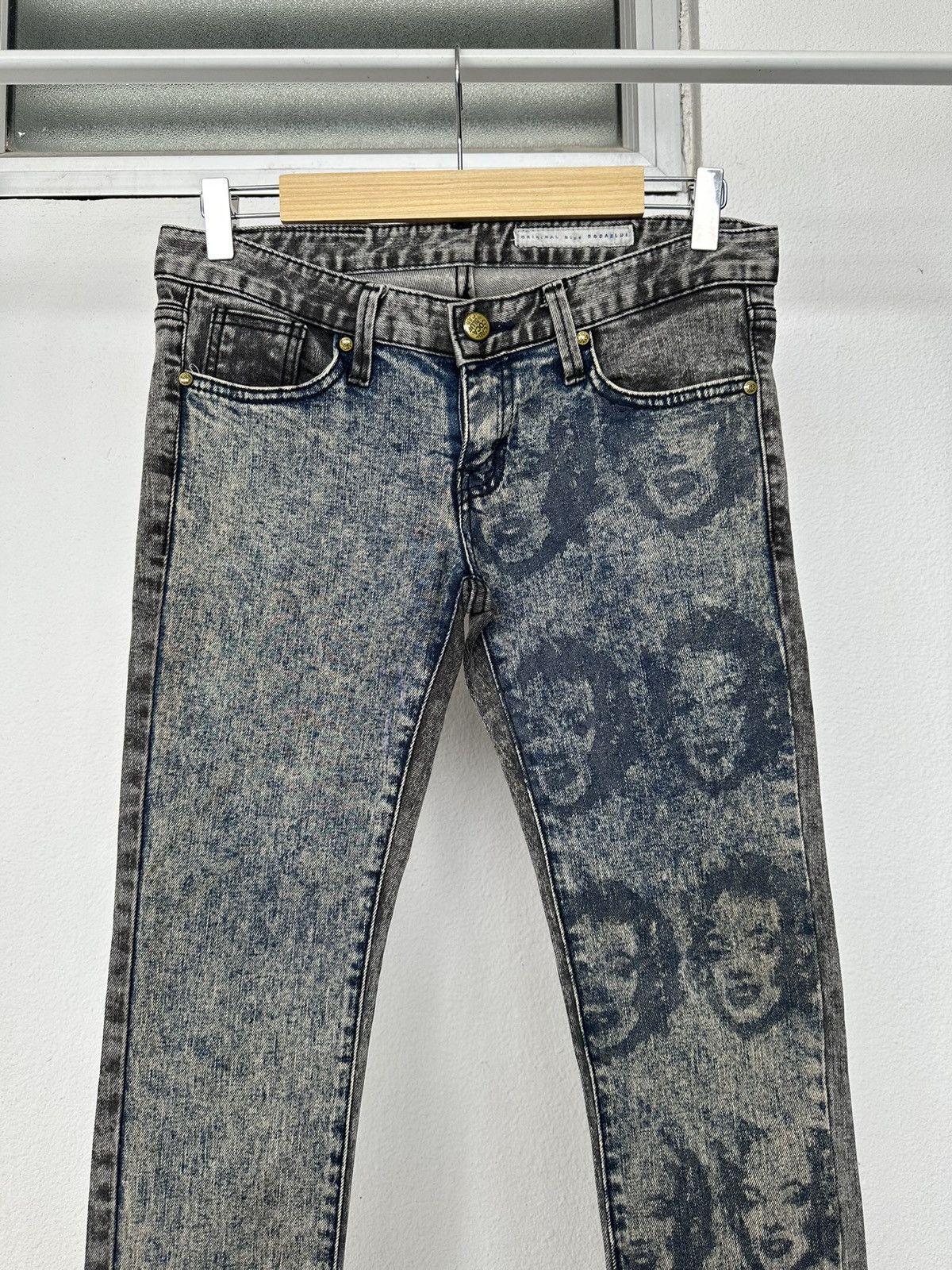 If Six Was Nine 00's Cocablue trompe loeil '' Monroe '' jeans Size US 30 / EU 46 - 18 Thumbnail