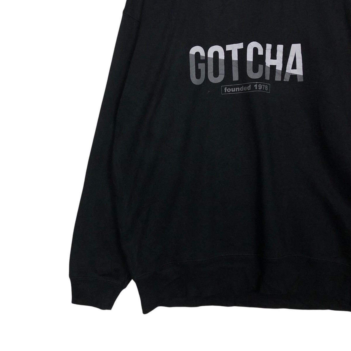 Gotcha × Japanese Brand 📌Vintage Sweatshirt Gotcha Big Logo Design Over Print Size US XL / EU 56 / 4 - 5 Thumbnail