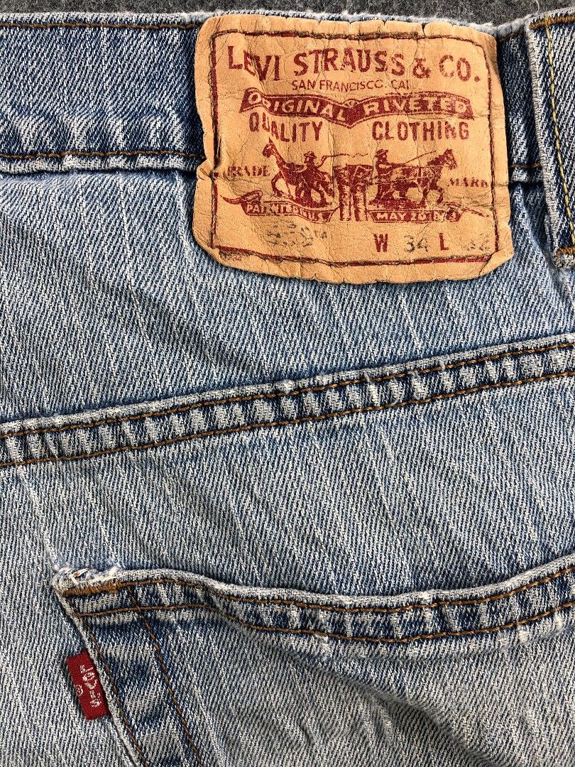 Levi's Vintage Light Wash Levis 559 Jeans-JM780 Size US 33 - 5 Thumbnail