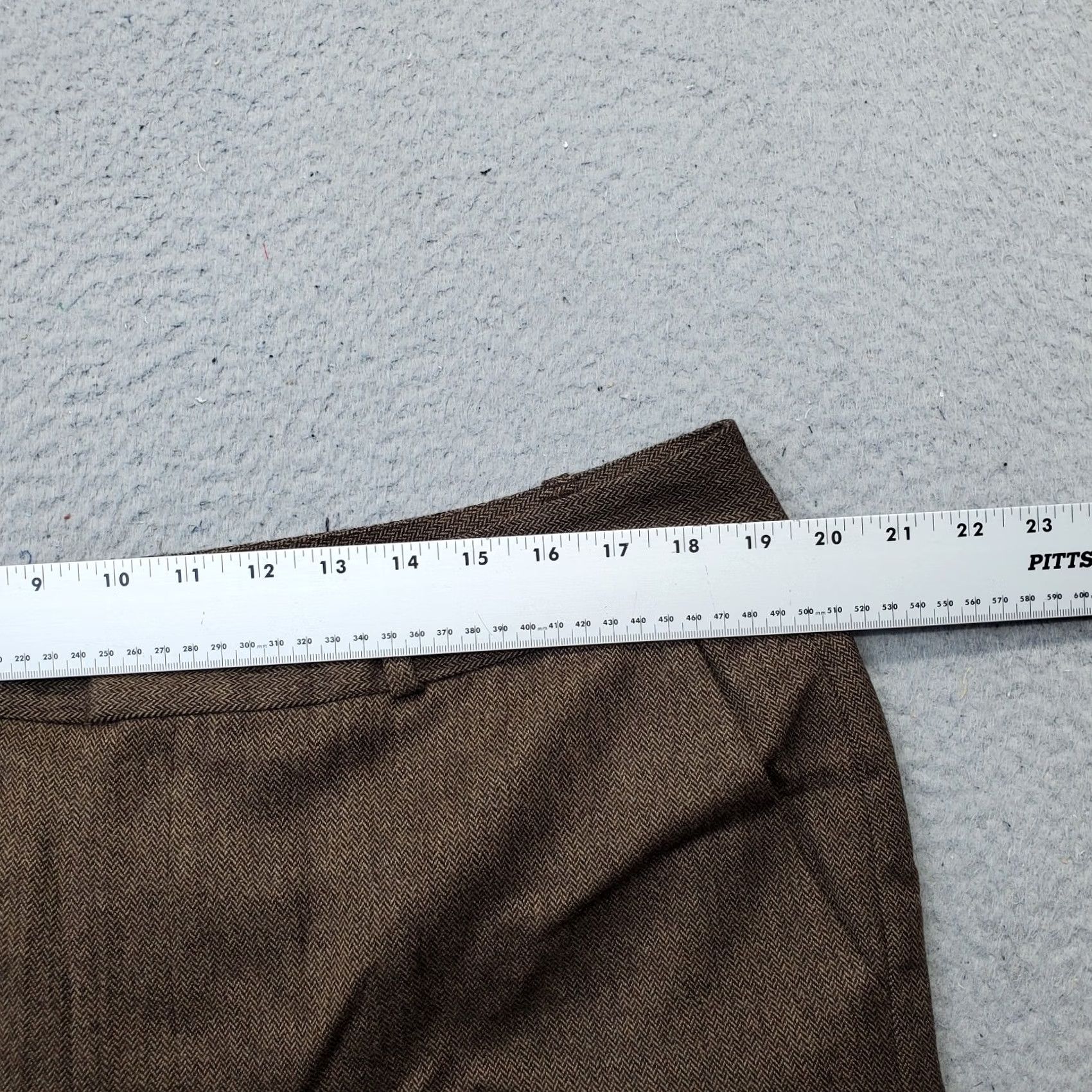 Ralph Lauren Lauren Ralph Lauren Chino Pants Womens 16 Brown Flat Front Wide Leg Hook & Eye Size 38" / US 16 / IT 52 - 6 Thumbnail