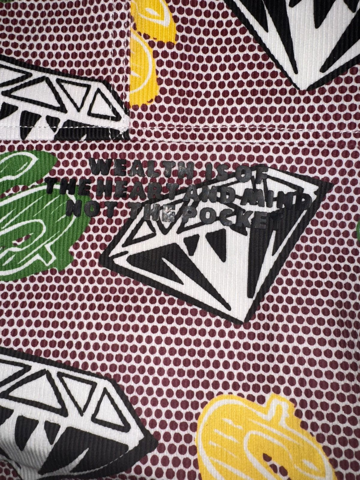Billionaire Boys Club Billionaire Boys Club Diamond and Dollar Sign Pants BBC Size US 32 / EU 48 - 3 Thumbnail