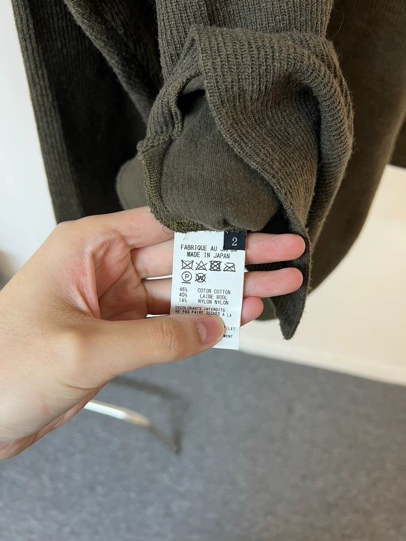 Yohji Yamamoto yohji yamamoto Asymmetric front and back knit sweater 2503- Size US M / EU 48-50 / 2 - 6 Thumbnail