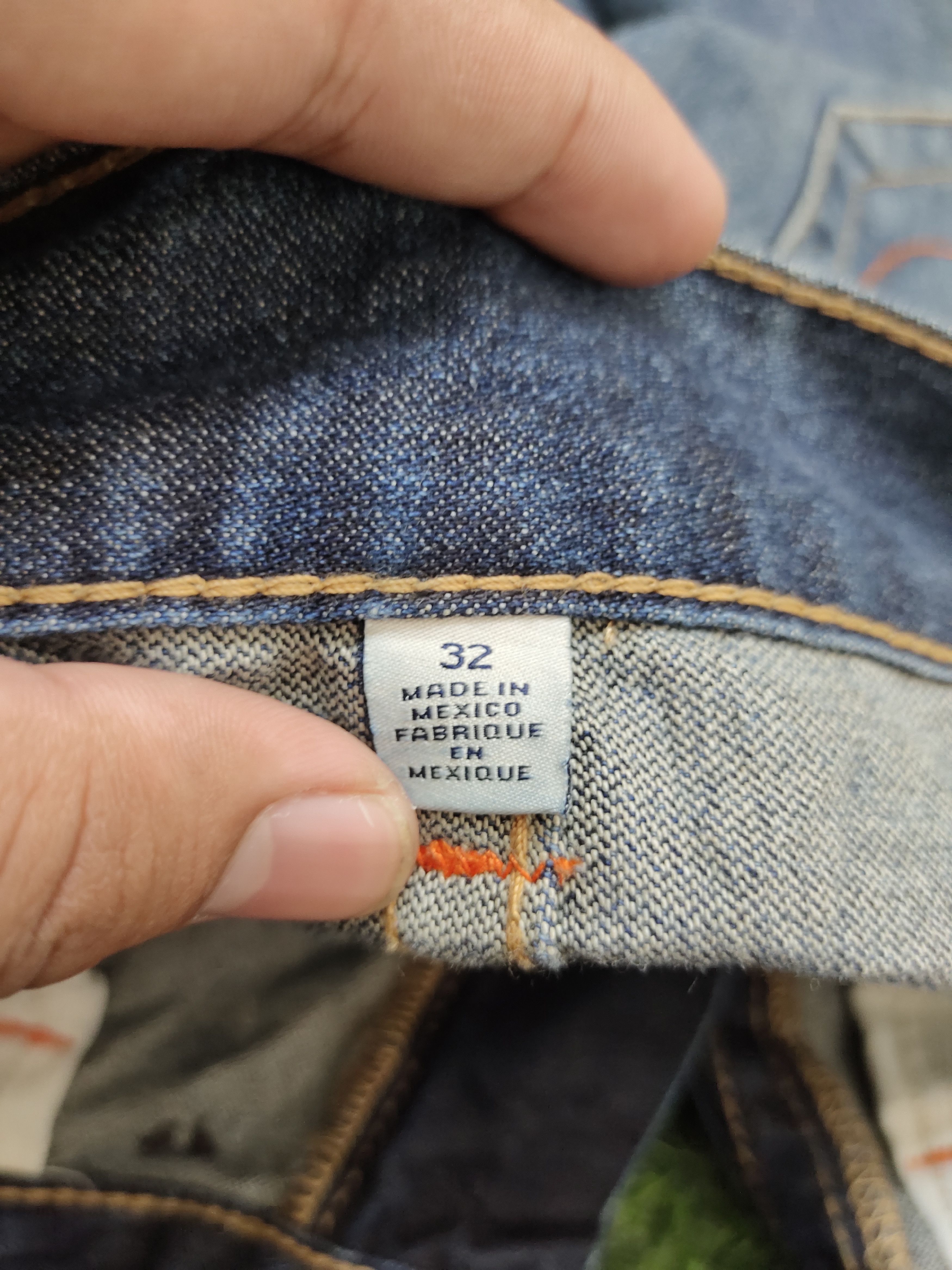 True Religion Vintage Y2k True Religion Skinny Distress Faded Denim Jeans Size US 32 / EU 48 - 16 Thumbnail