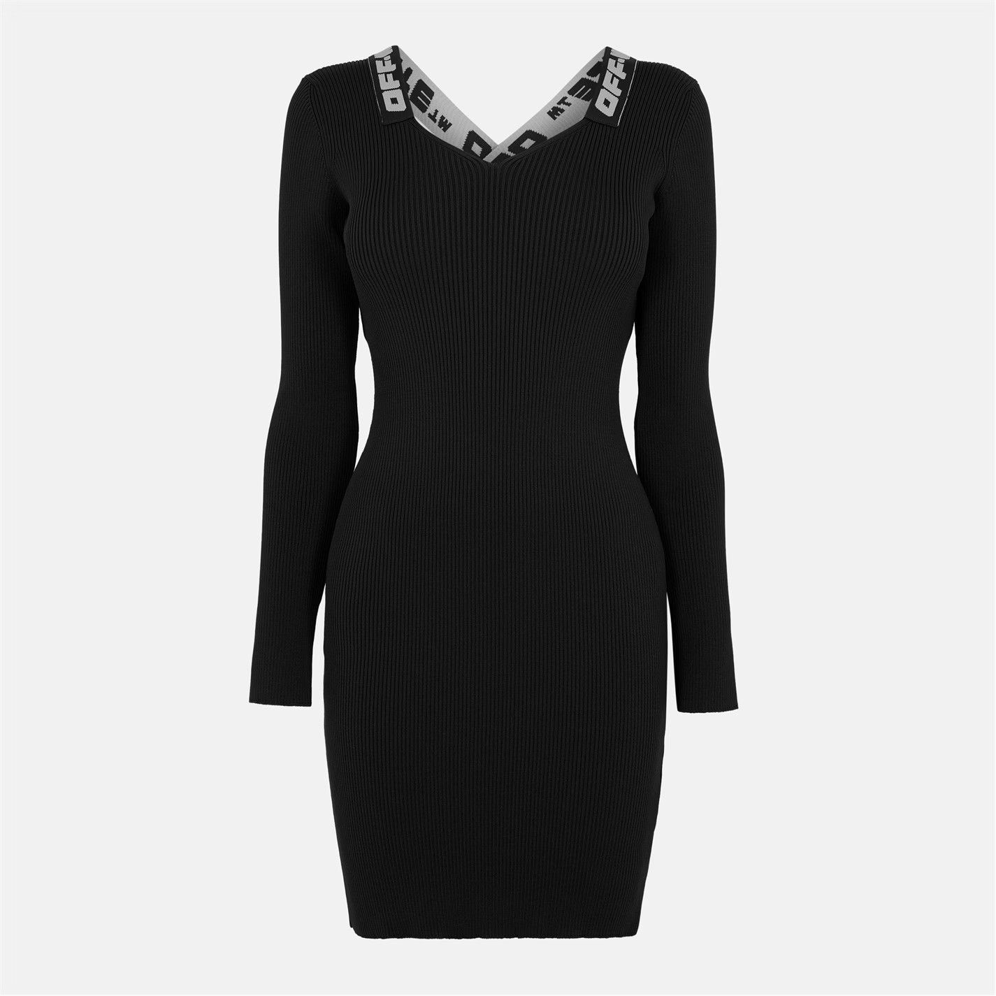 Off-White o1y1125 Mini Dress in Black Size M / US 6-8 / IT 42-44 - 1 Thumbnail