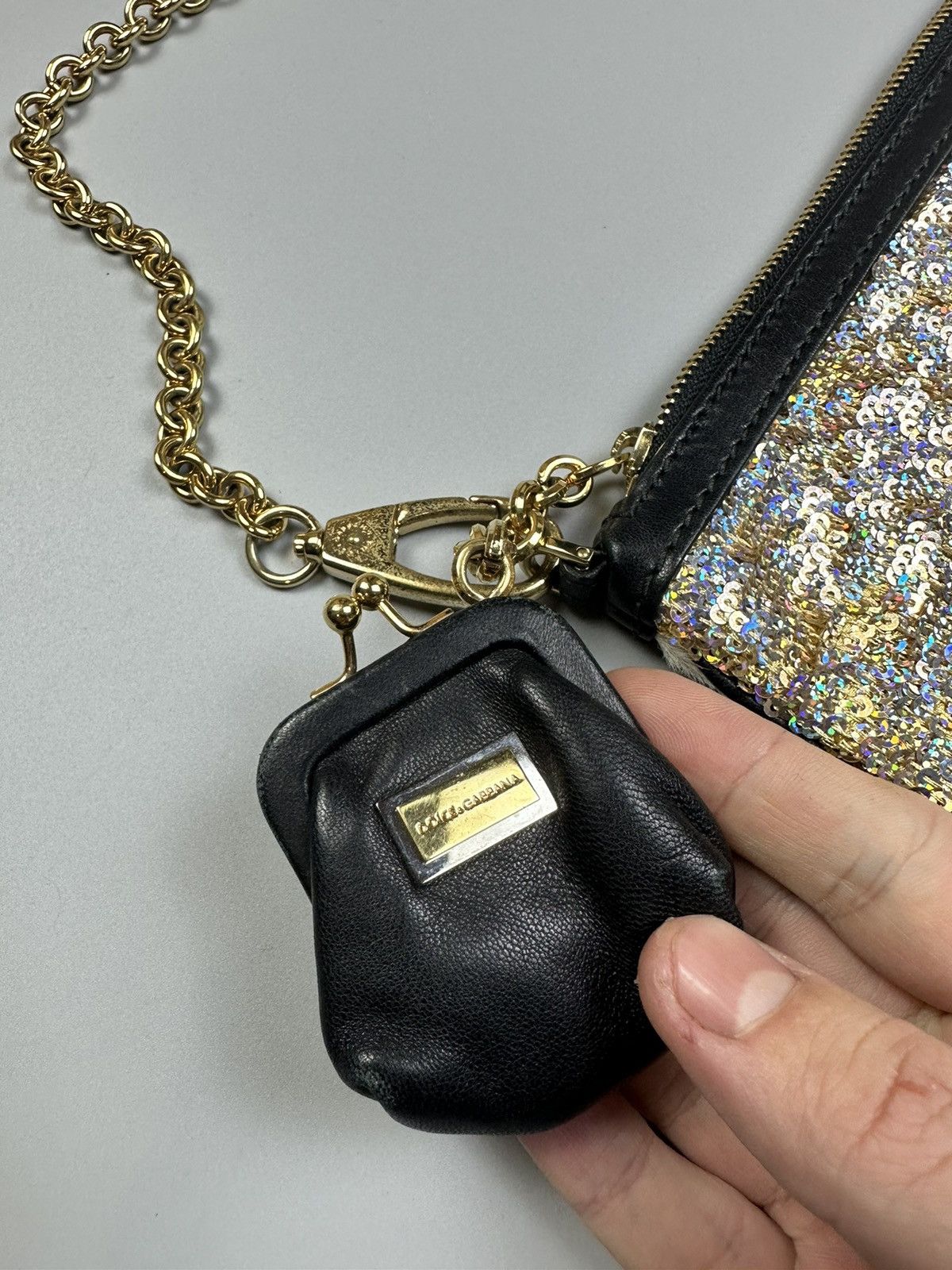 Dolce & Gabbana Dolce&Gabbana two side sequins & leopard print bag Size ONE SIZE - 2 Thumbnail