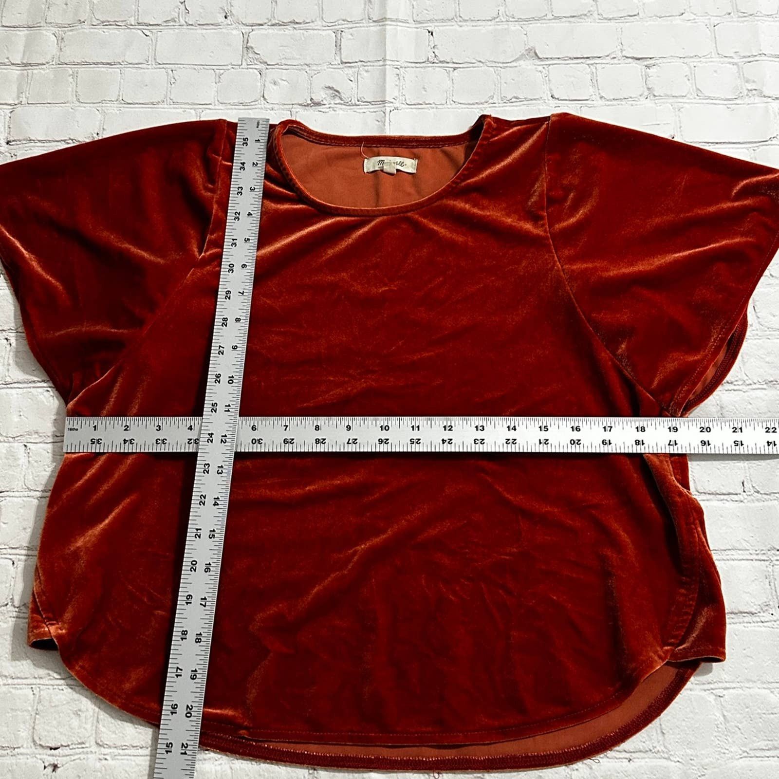 Madewell Madewell oversize velvet blouse Size S / US 4 / IT 40 - 6 Thumbnail