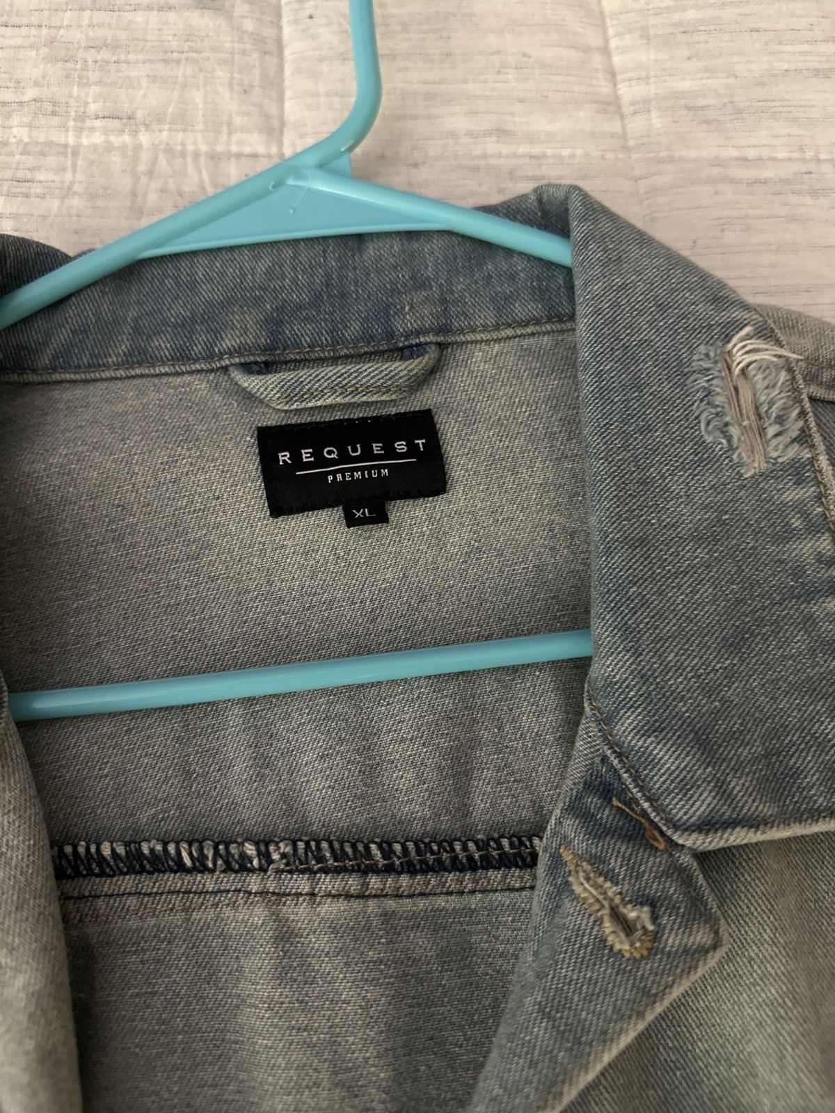 Request Jeans Request Premium Denim Jacket Size US XL / EU 56 / 4 - 4 Thumbnail