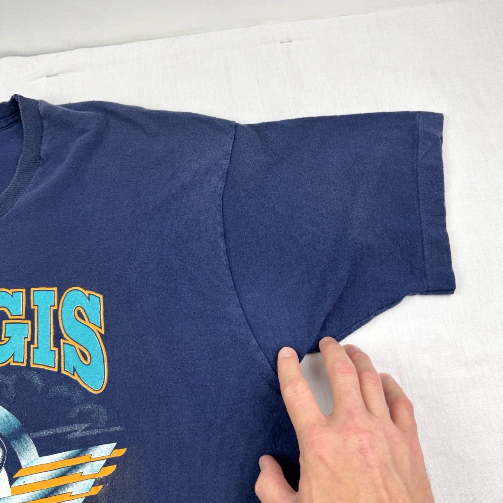 Vintage VINTAGE Sturgis T Shirt Adult XL Blue 90s Biker Motorcycle Rally 1995 Black Hills Mens X L Shirt Size US XL / EU 56 / 4 - 3 Thumbnail