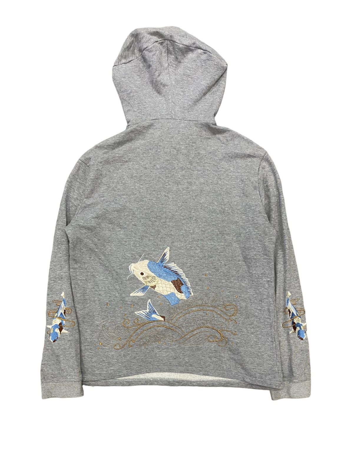 Genetic Manipulation Shinichiro Kuriya fish Koi embroidered