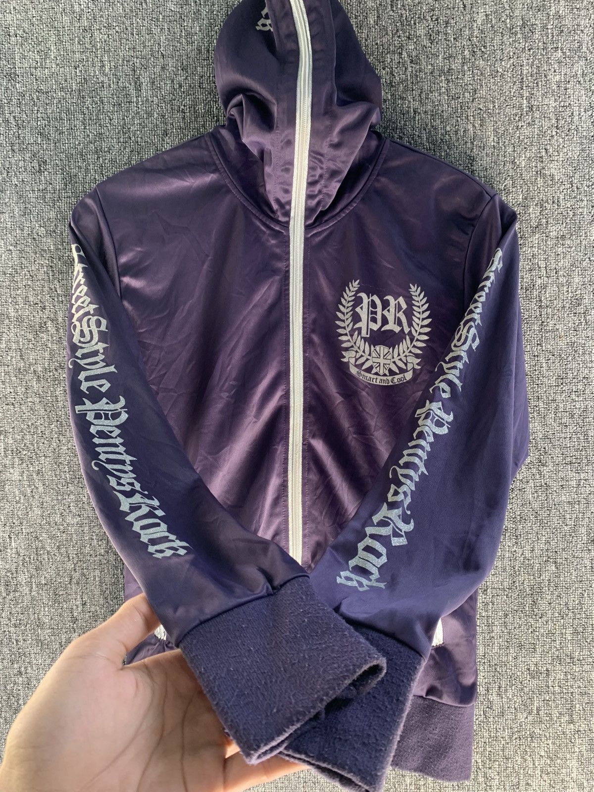 20471120 Dentys Rock Crazy Poem Gotchic Zip Jacket Hoodie Size US M / EU 48-50 / 2 - 2 Thumbnail