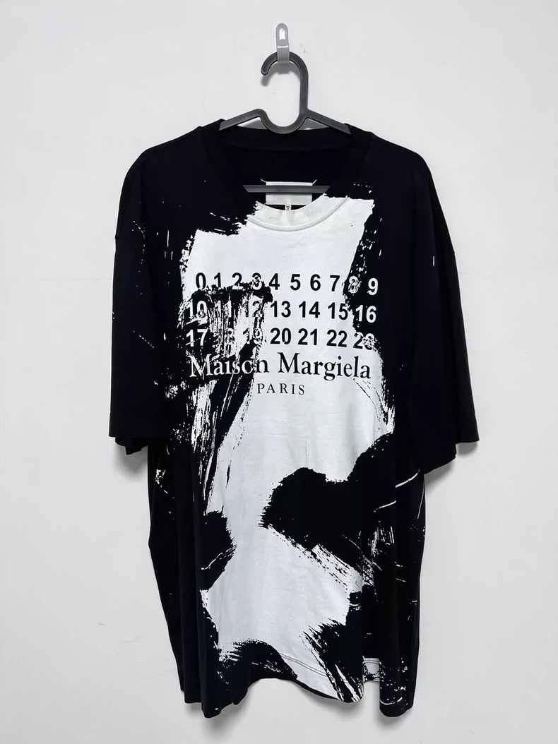Maison Margiela Maison Margiela Ink splashing graffiti short sleeves 2501-N Size US S / EU 44-46 / 1 - 2 Thumbnail