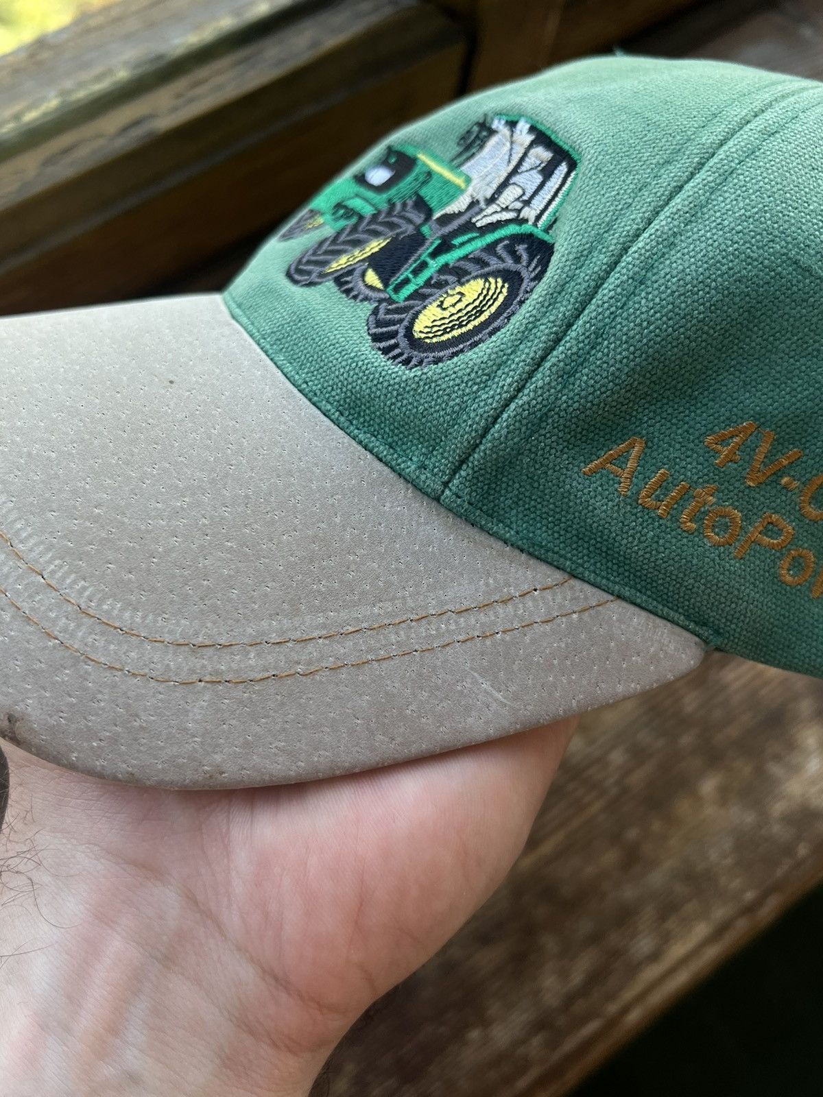 John Deere × Vintage Vintage John Deere Patch Trucker Hat Y2k Cap Size ONE SIZE - 5 Thumbnail
