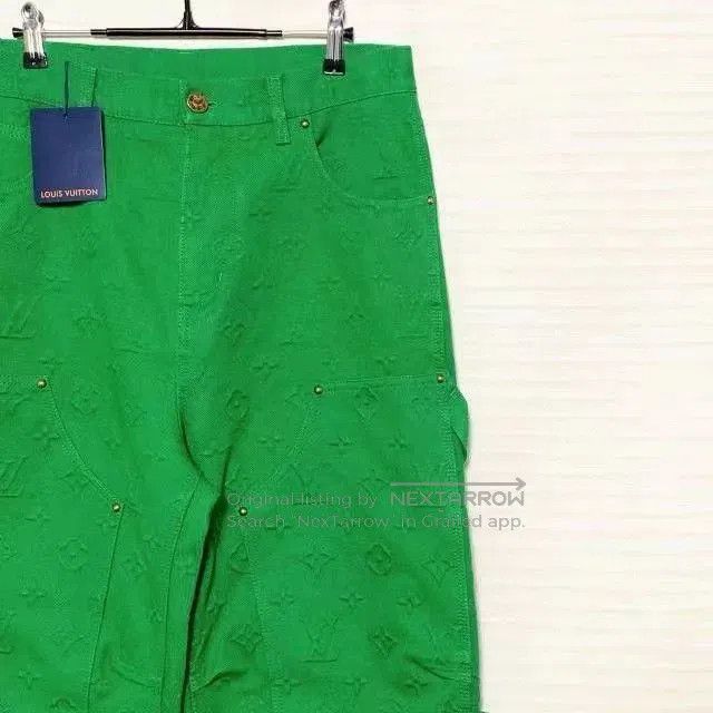 Louis Vuitton Louis Vuitton Runway Cargo Solid Jeans Men's. Size US 33 - 3 Thumbnail