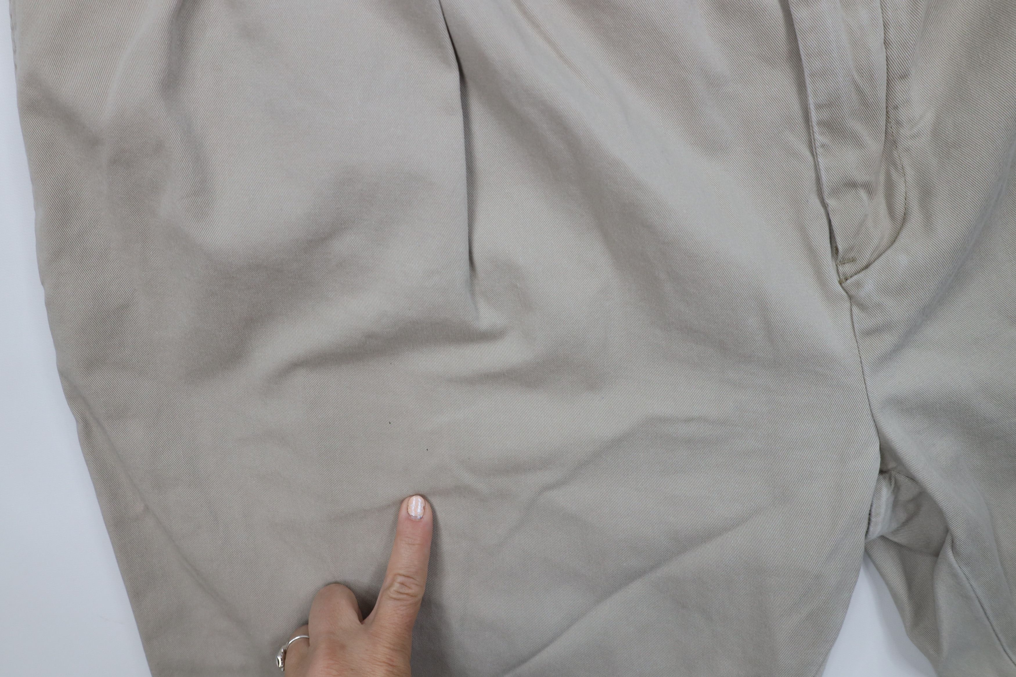 Ralph Lauren Vintage Ralph Lauren Pleated Wide Leg Chino Pants Beige Size US 44 / EU 60 - 6 Thumbnail