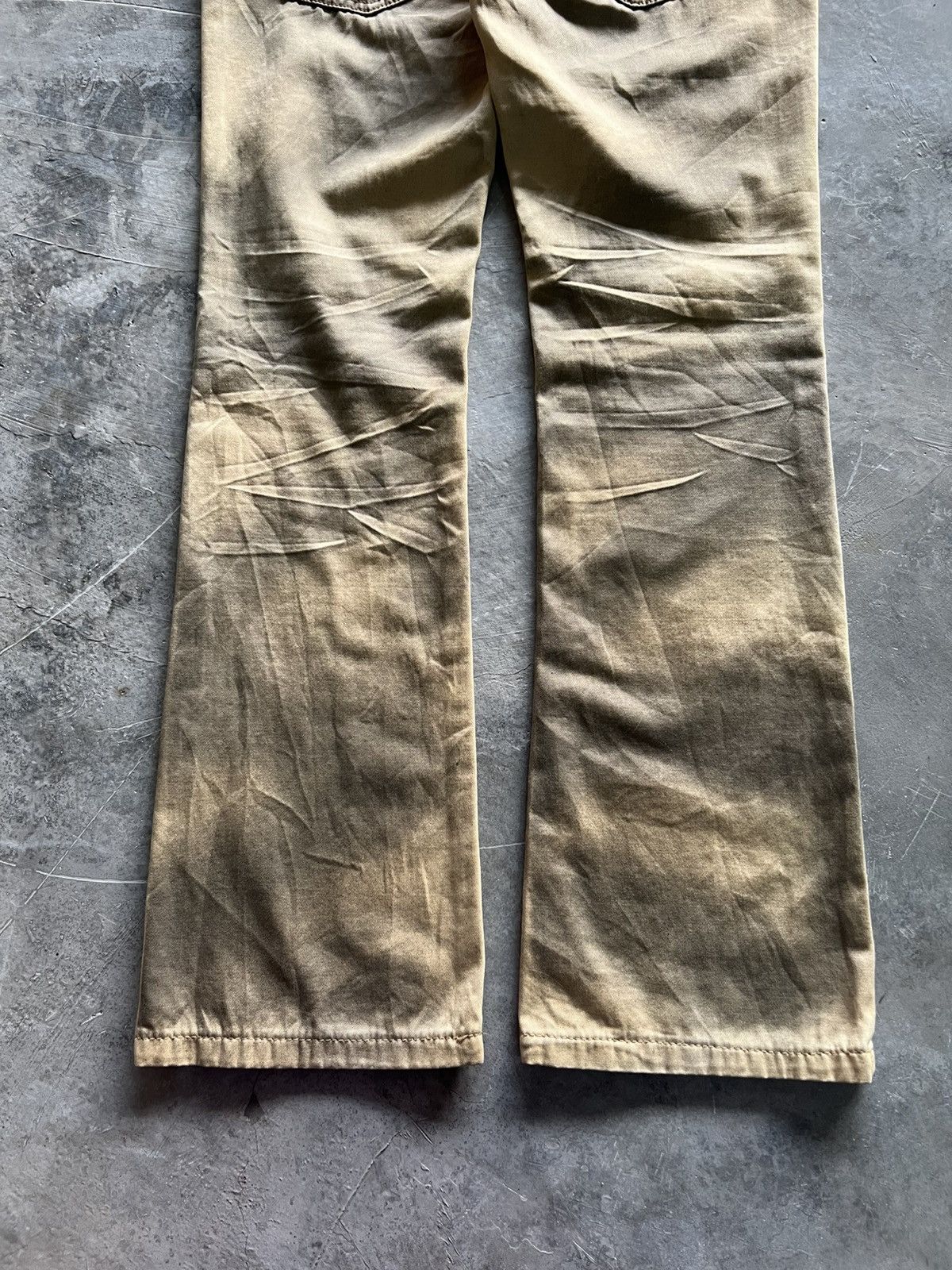 If Six Was Nine Flared roshell waxed denim dirty style japanese jeans Size US 34 / EU 50 - 19 Thumbnail