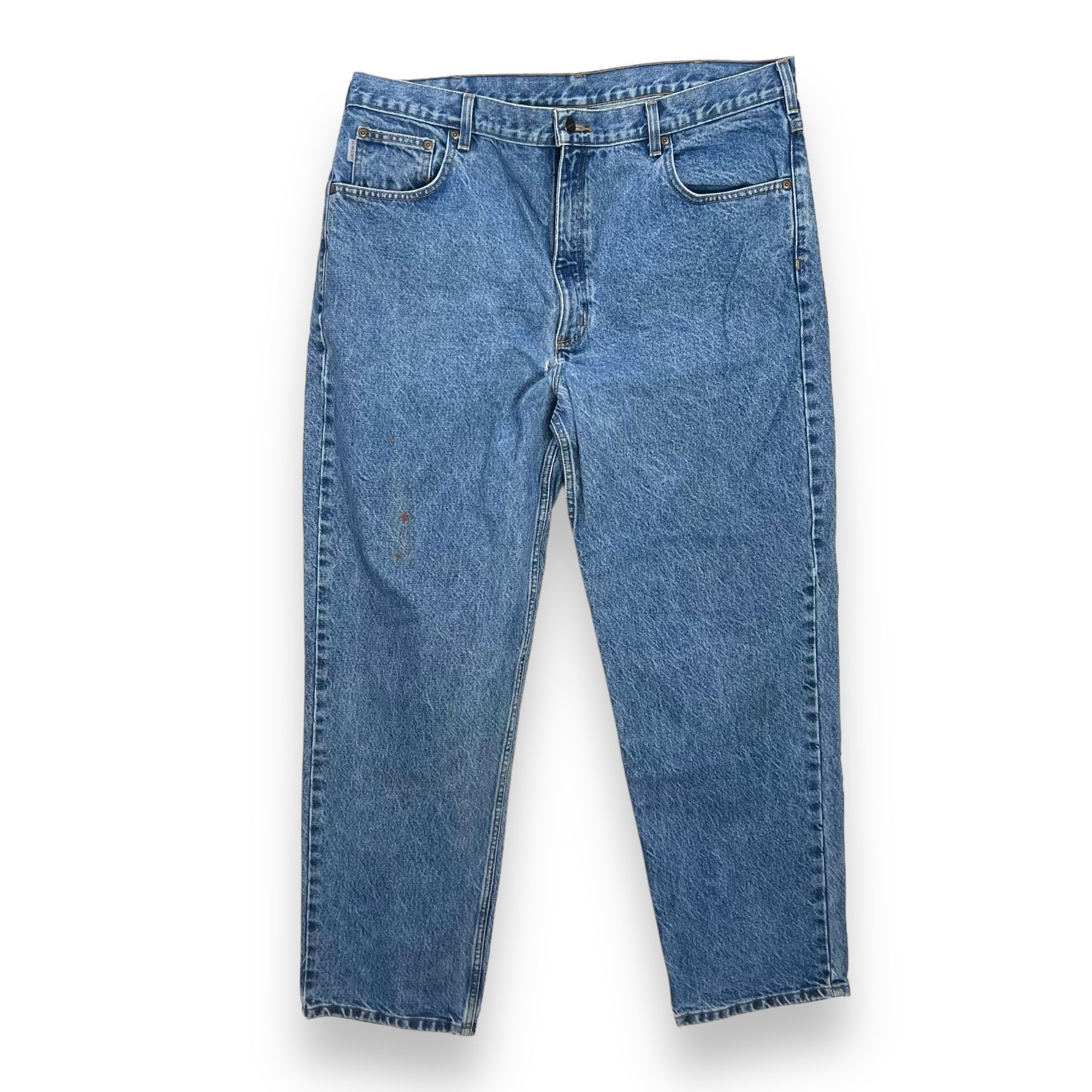 Carhartt Carhartt Men’s Relaxed Fit Jeans BD0017-M Blue 42 x 32 Blue Size US 42 / EU 58 - 2 Thumbnail