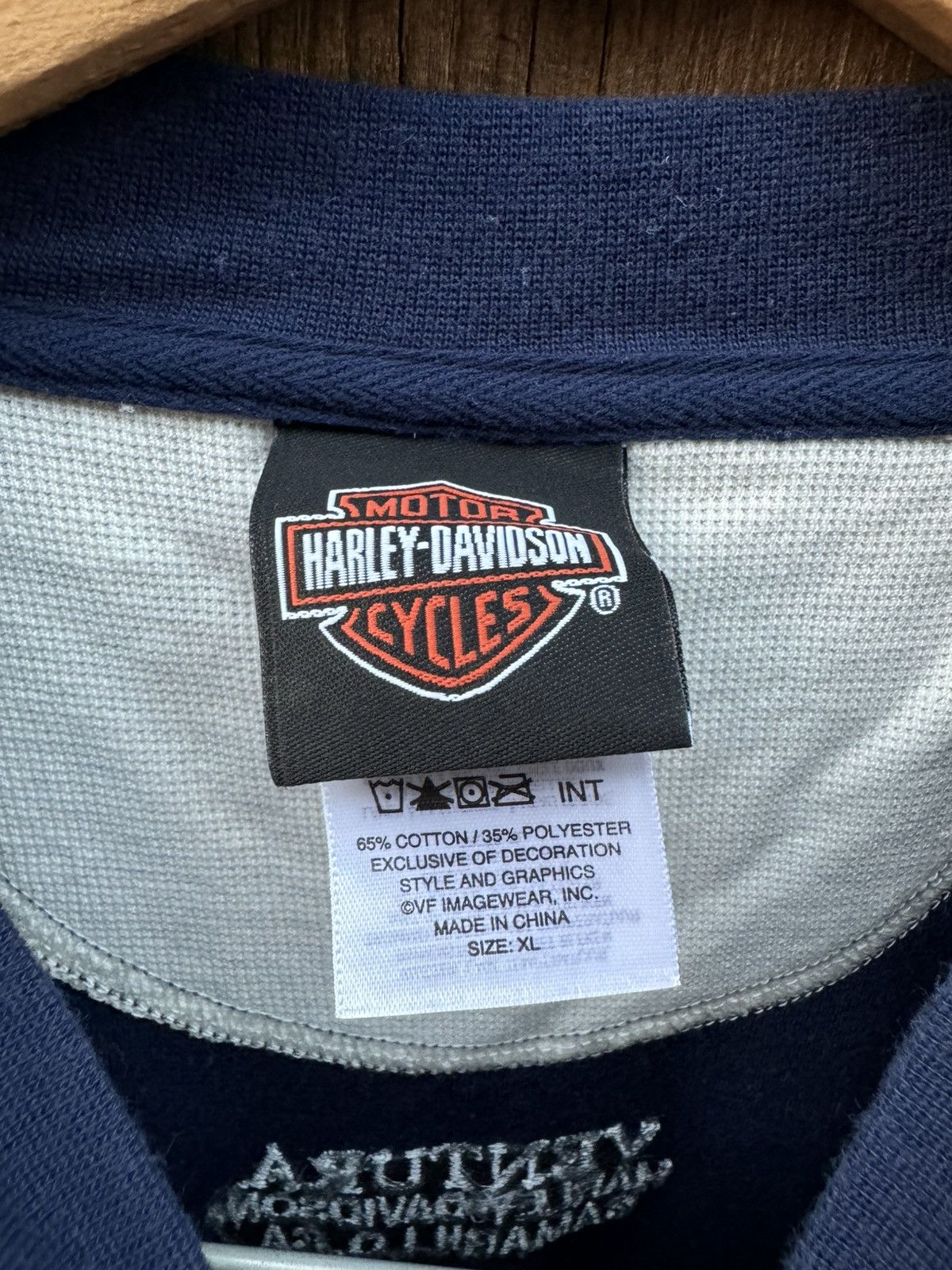 Harley Davidson × Vintage 2008 Harley Davidson Henley Longsleeve Size US XL / EU 56 / 4 - 5 Thumbnail