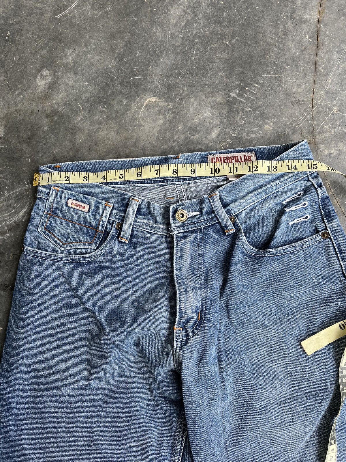 Caterpillar × Japanese Brand × Vintage Vintage Caterpillar Denim Size US 30 / EU 46 - 6 Thumbnail