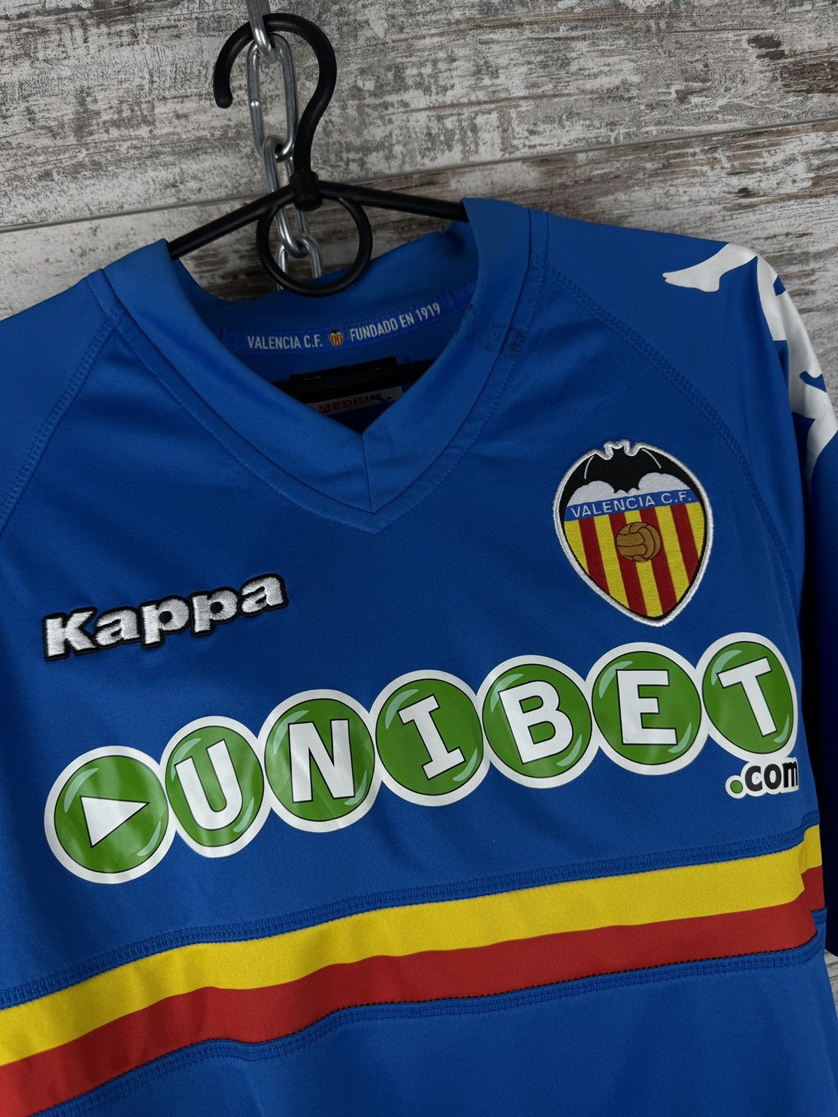 Kappa Mens Vintage Kappa Valencia FC Soccer Jersey T-shirt tee Size US M / EU 48-50 / 2 - 9 Thumbnail